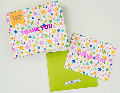 Stars Thank You Boxed Note Cards
