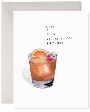 Old Fashioned Bday Card