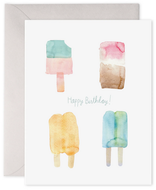 Popsicles Birthday Card