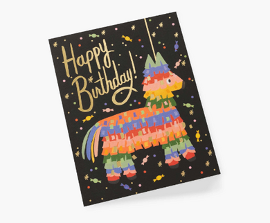 Pinata Birthday Cards Set