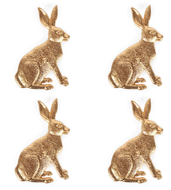 Rabbit Napkin Ring Set
