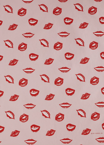 Red Lips Gift Wrap