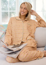 Load image into Gallery viewer, Sundance Orange Long Pajama Set