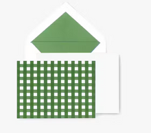 Load image into Gallery viewer, Gingham Notecard Set
