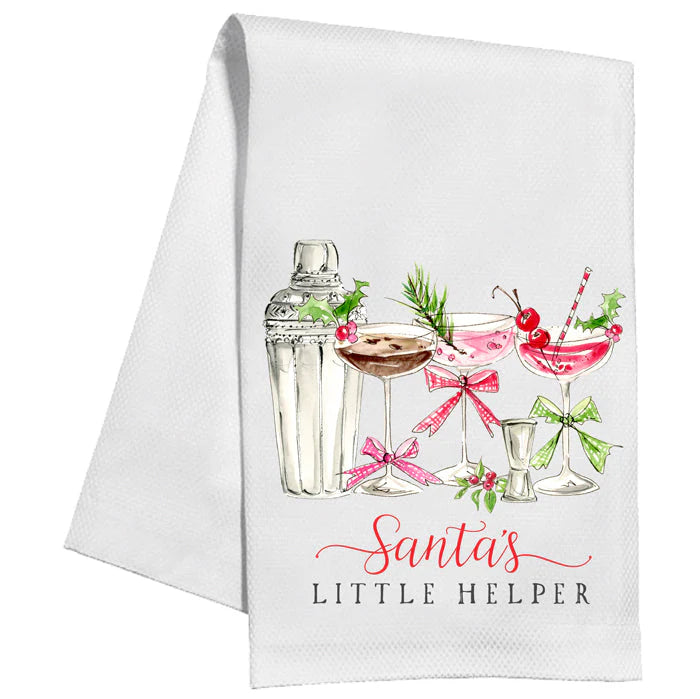 Santa's Little Helper Kitchen Towels