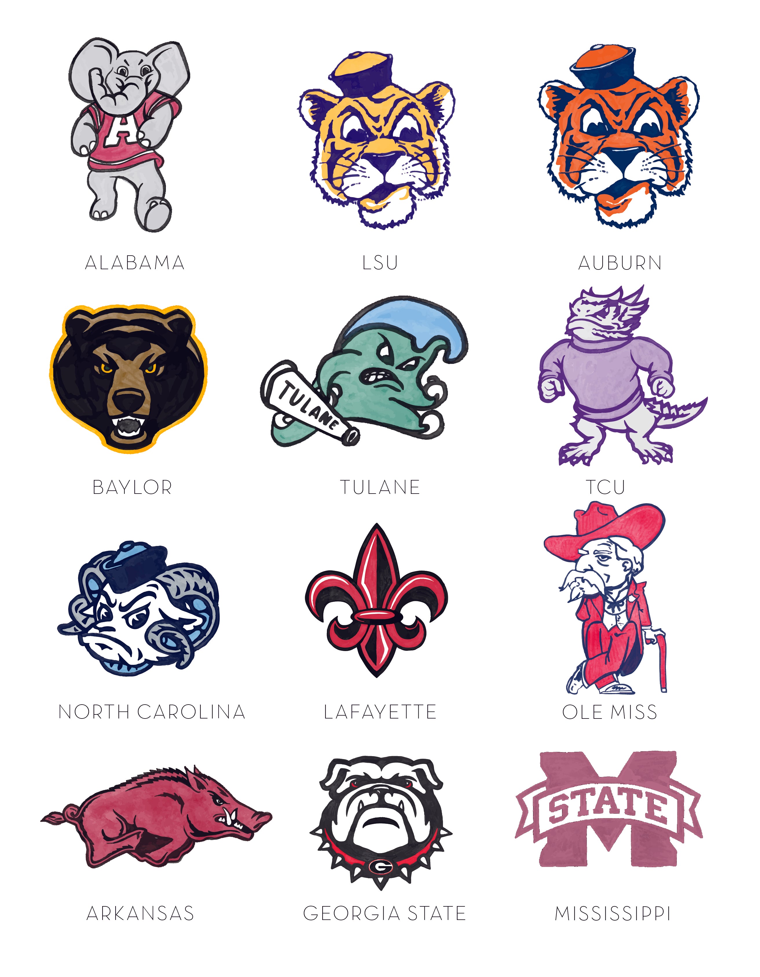 Custom College Stationery