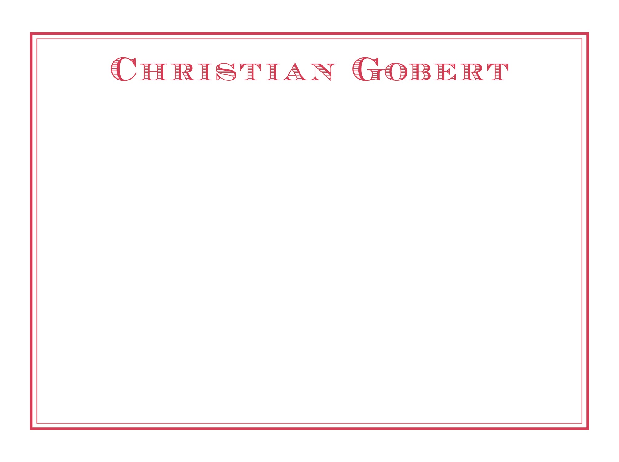 Custom College Stationery