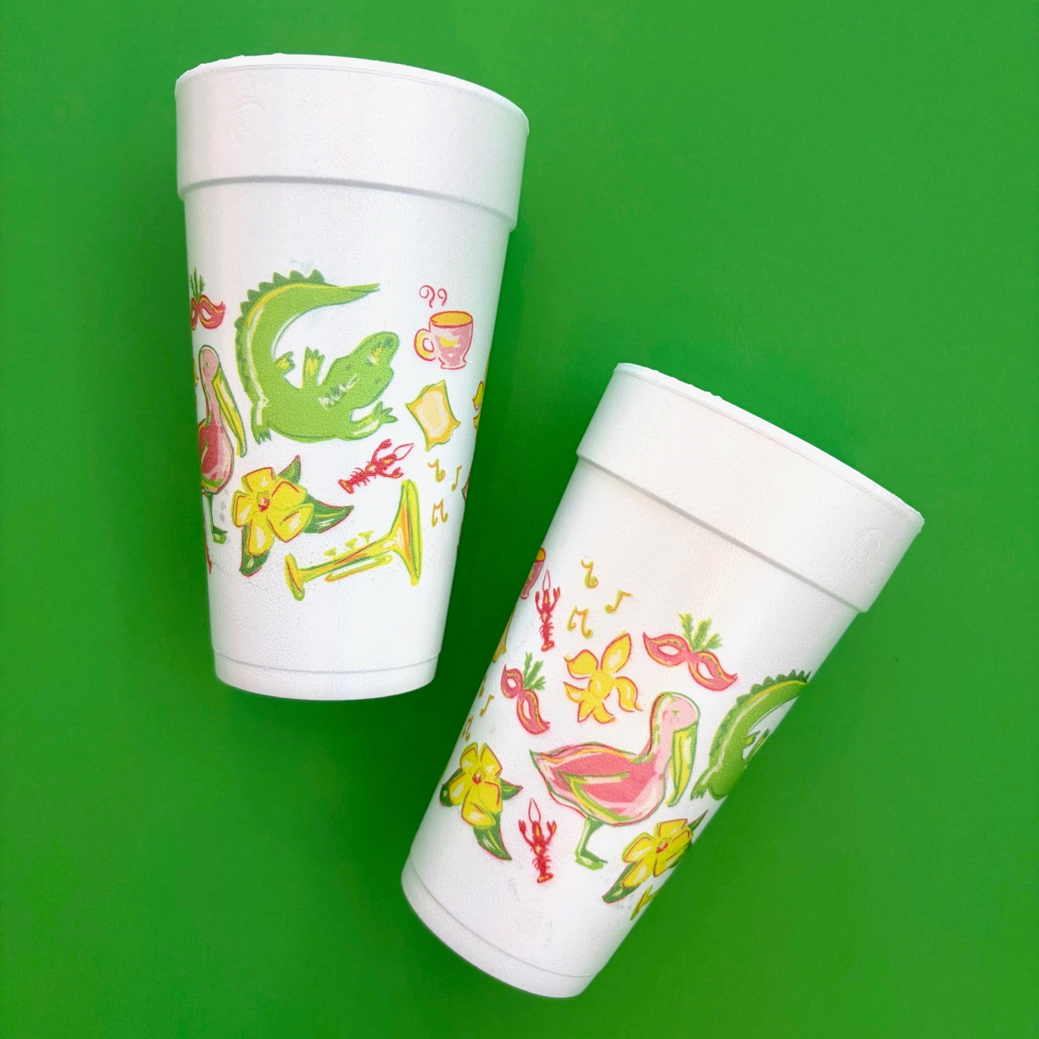 Cajun Summer Foam Cups