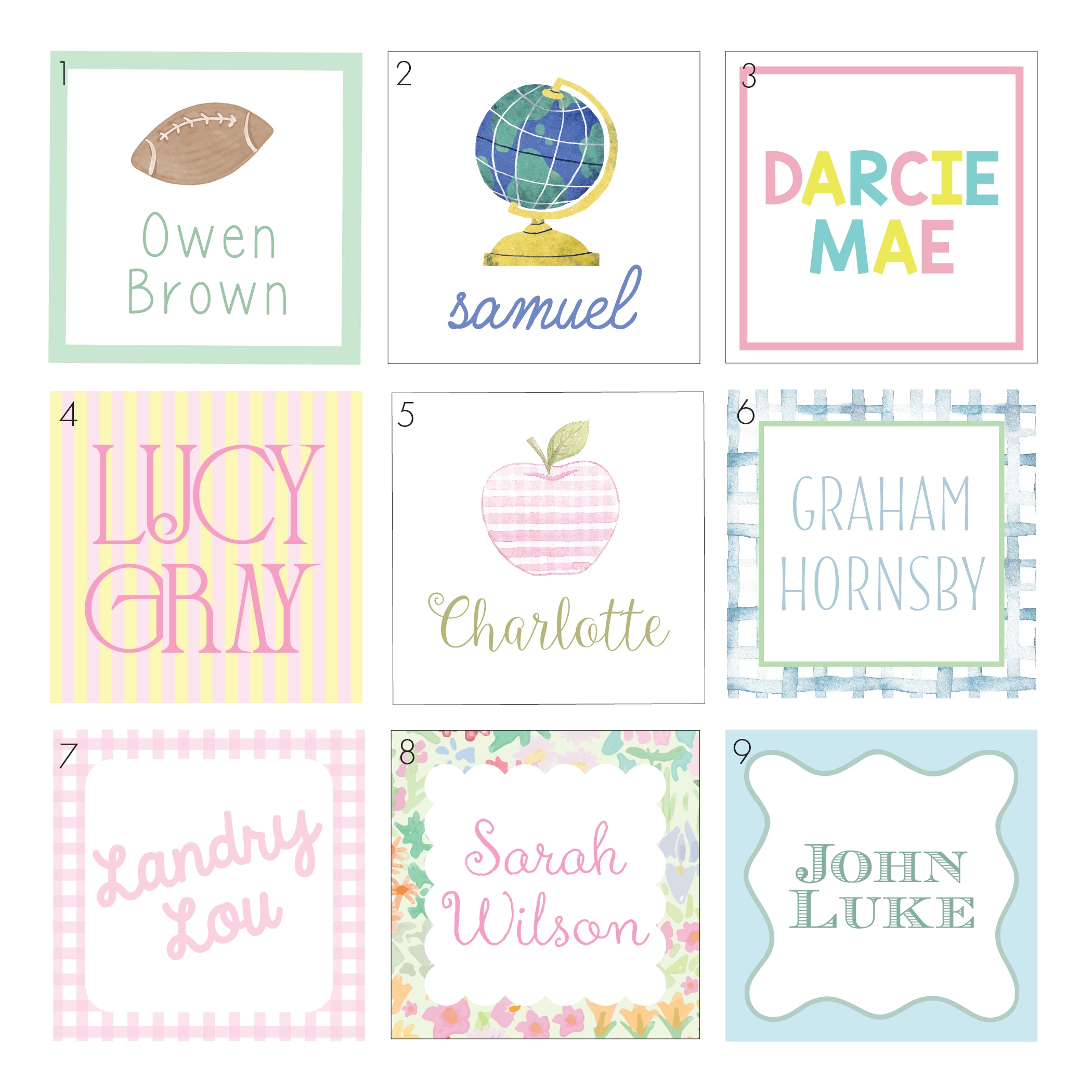Back to School Tags
