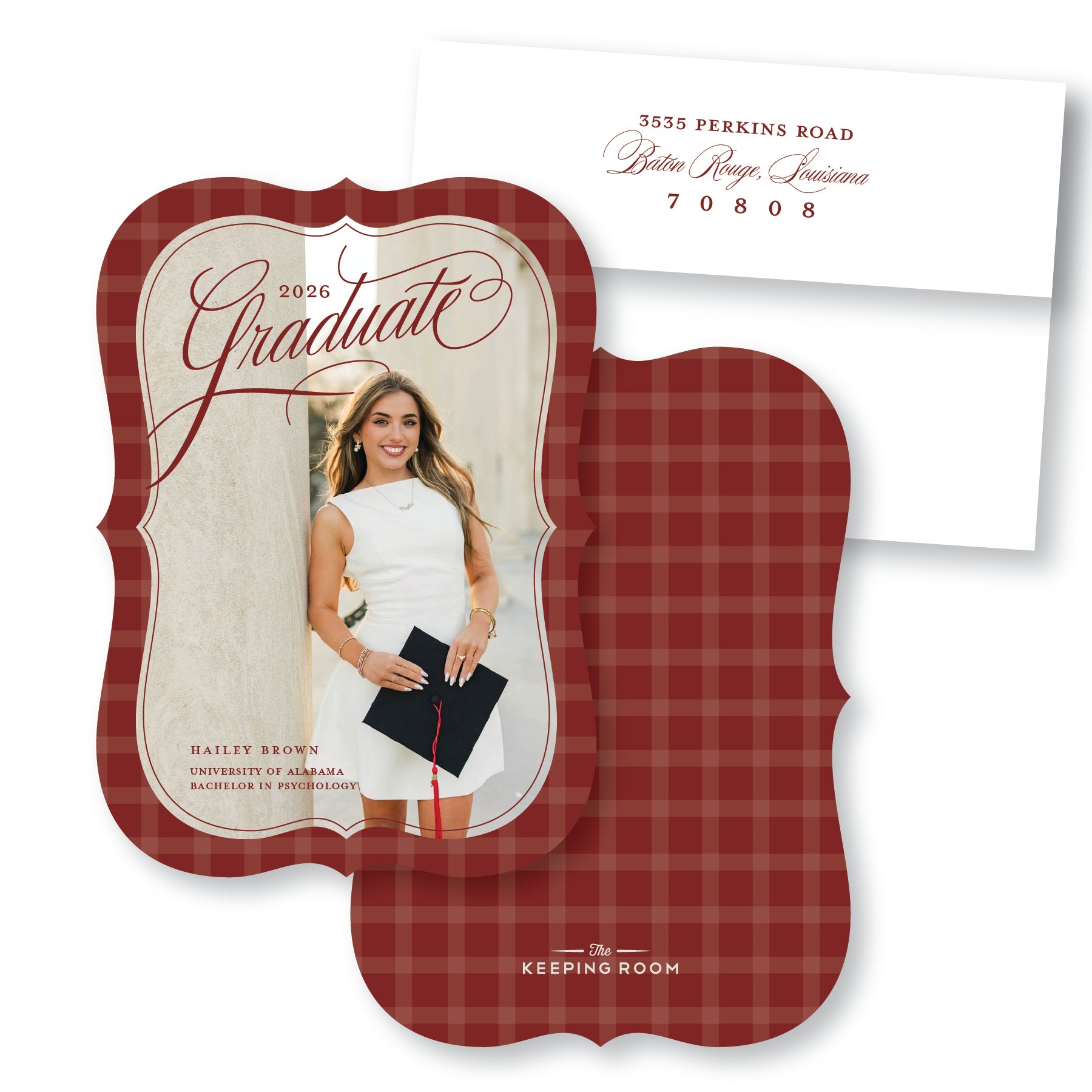 Die Cut Graduation Announcements