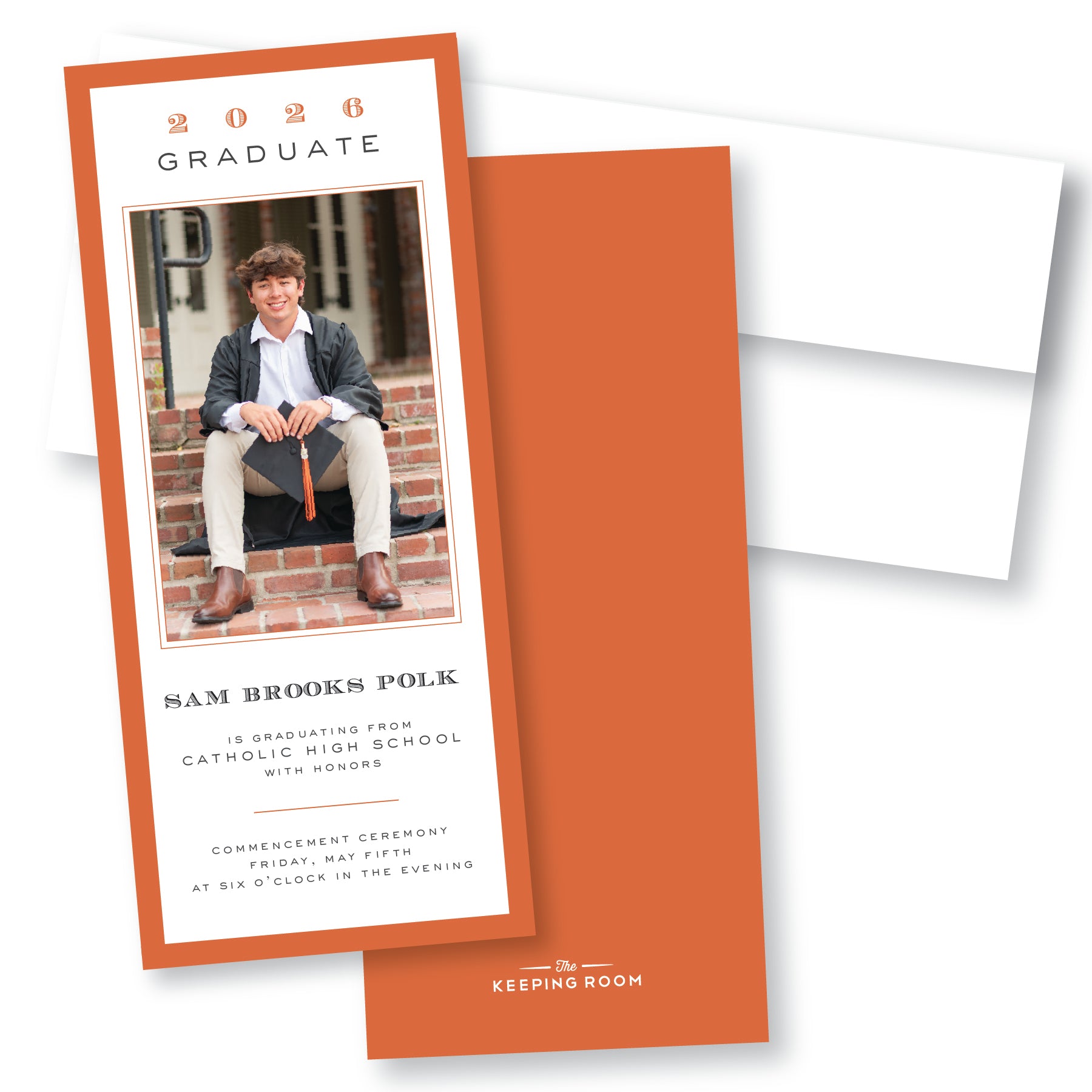 Long Skinny Graduation Announcements
