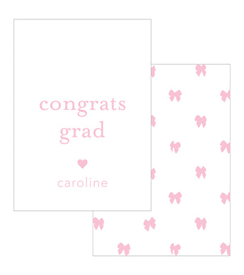 Girl Congrats Pink - Gift Enclosure
