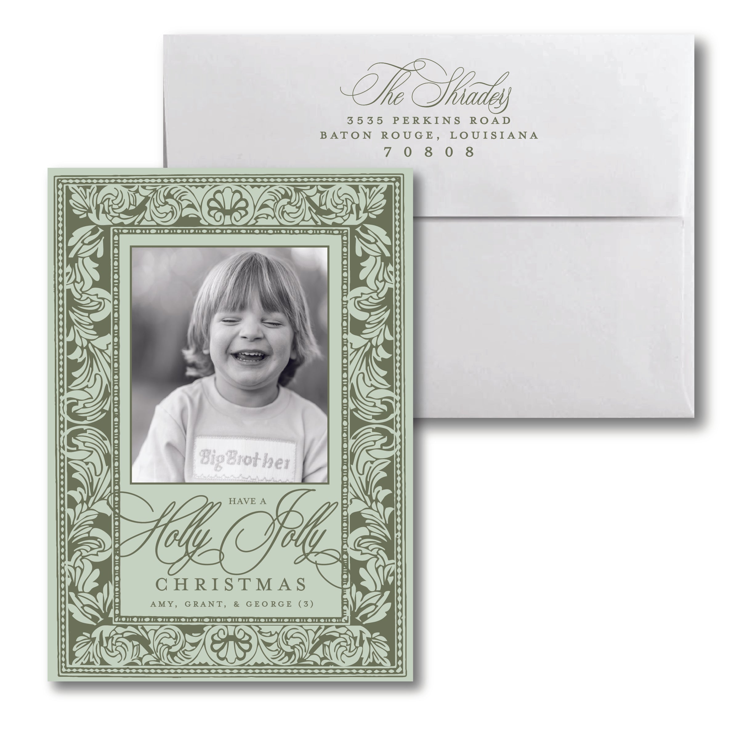Holly Jolly Holiday Card