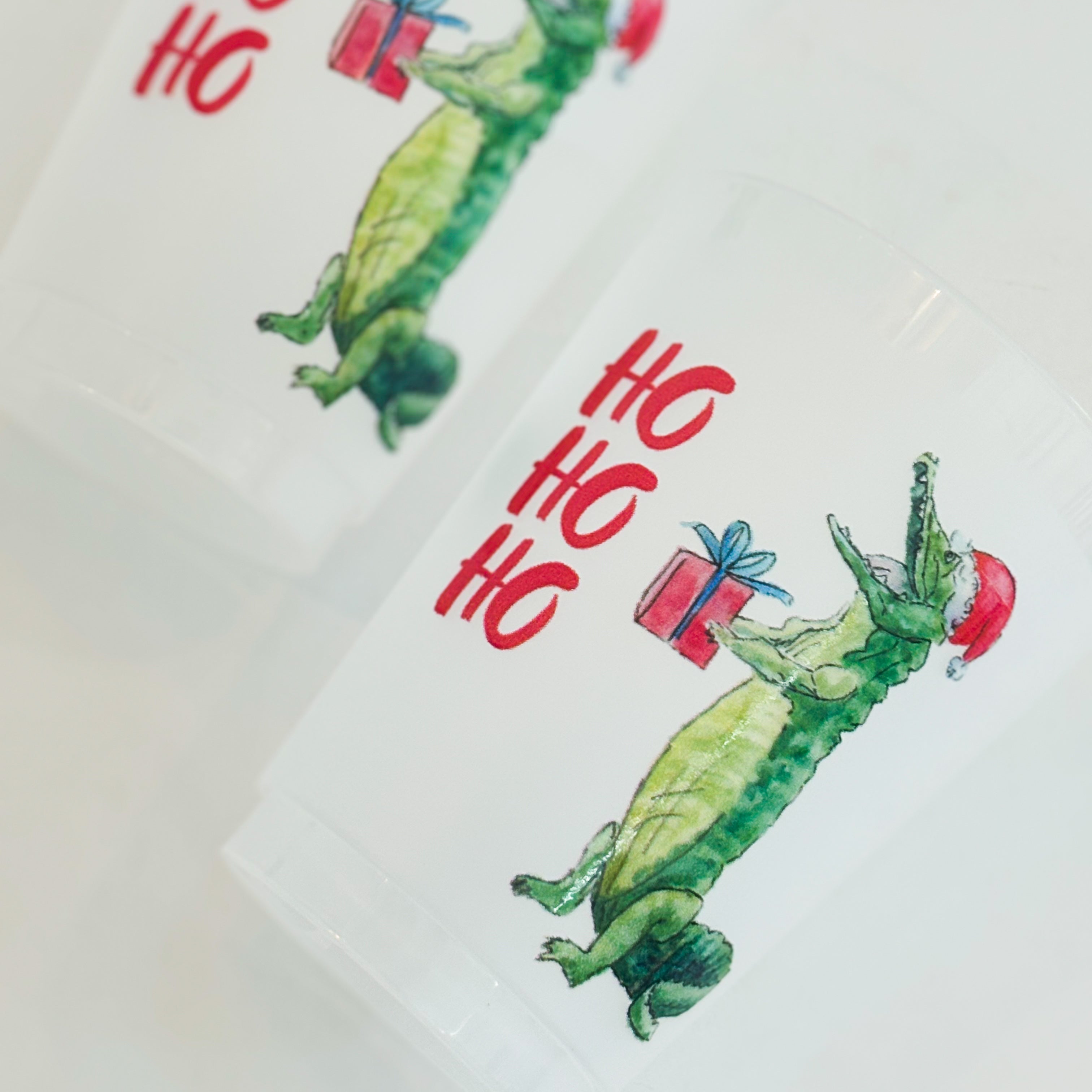 Alligator Santa Shatterproof Cups