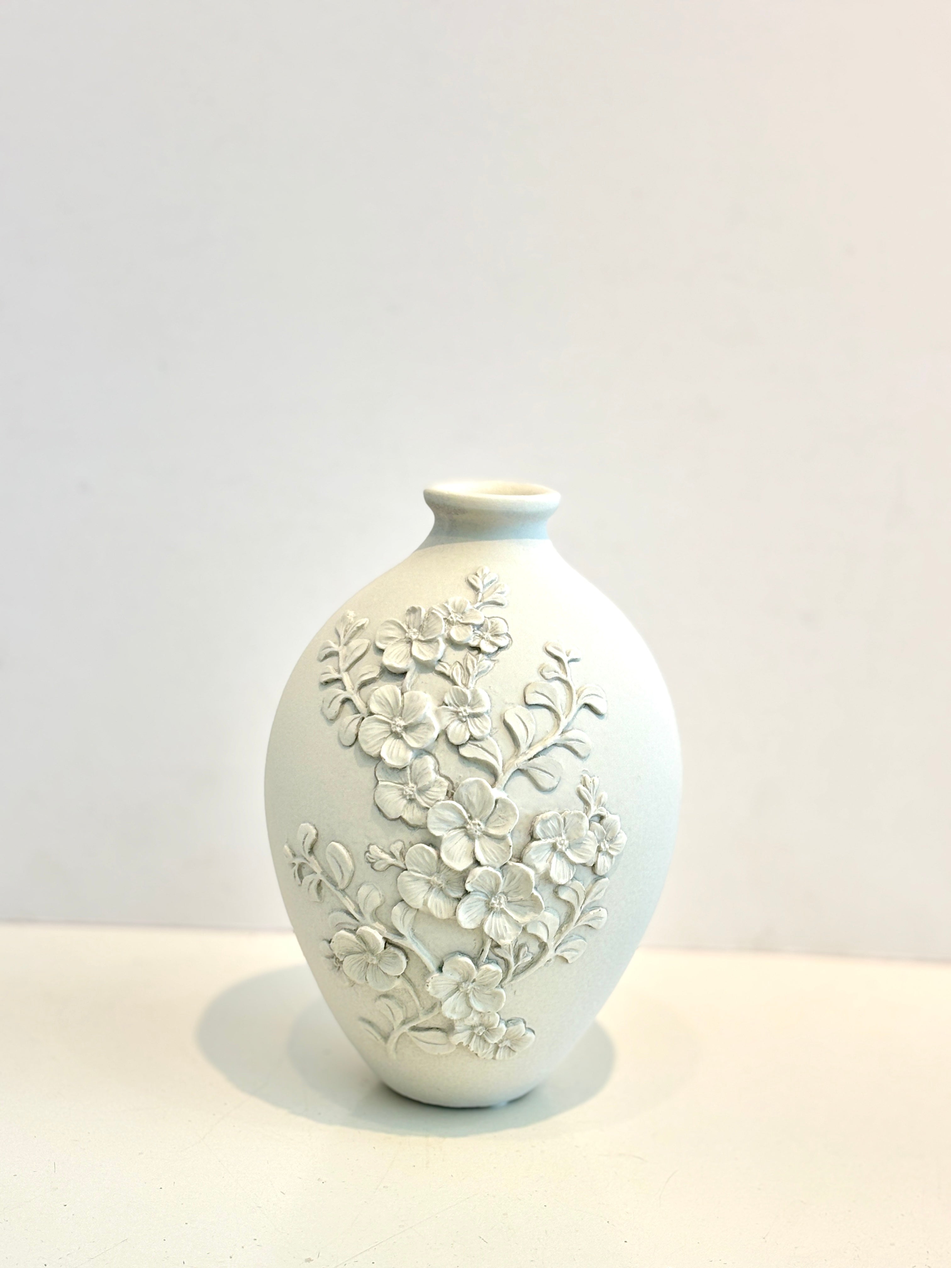 Floral Embossed Vases