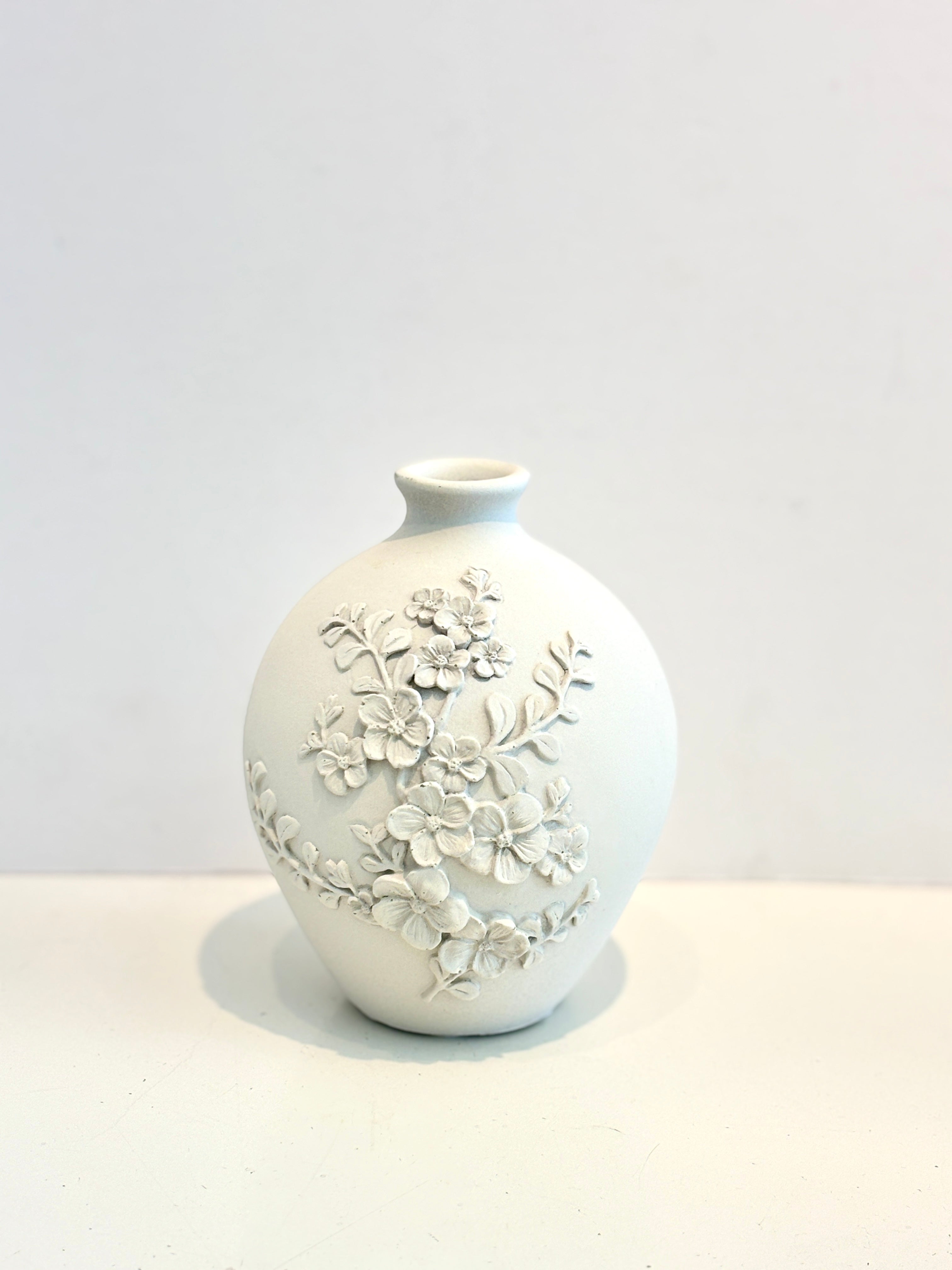 Floral Embossed Vases