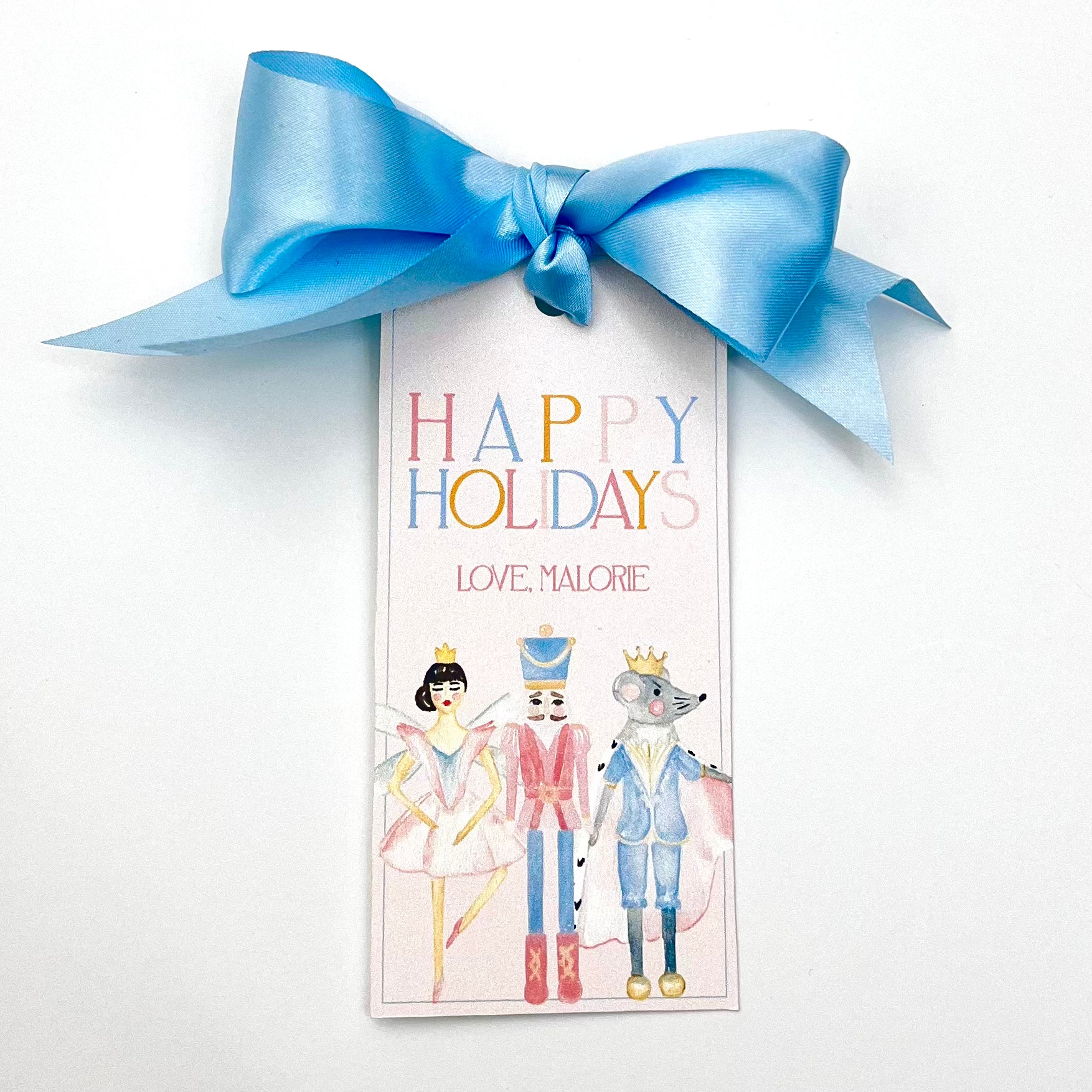 Happy Nutcracker Custom Gift Tag