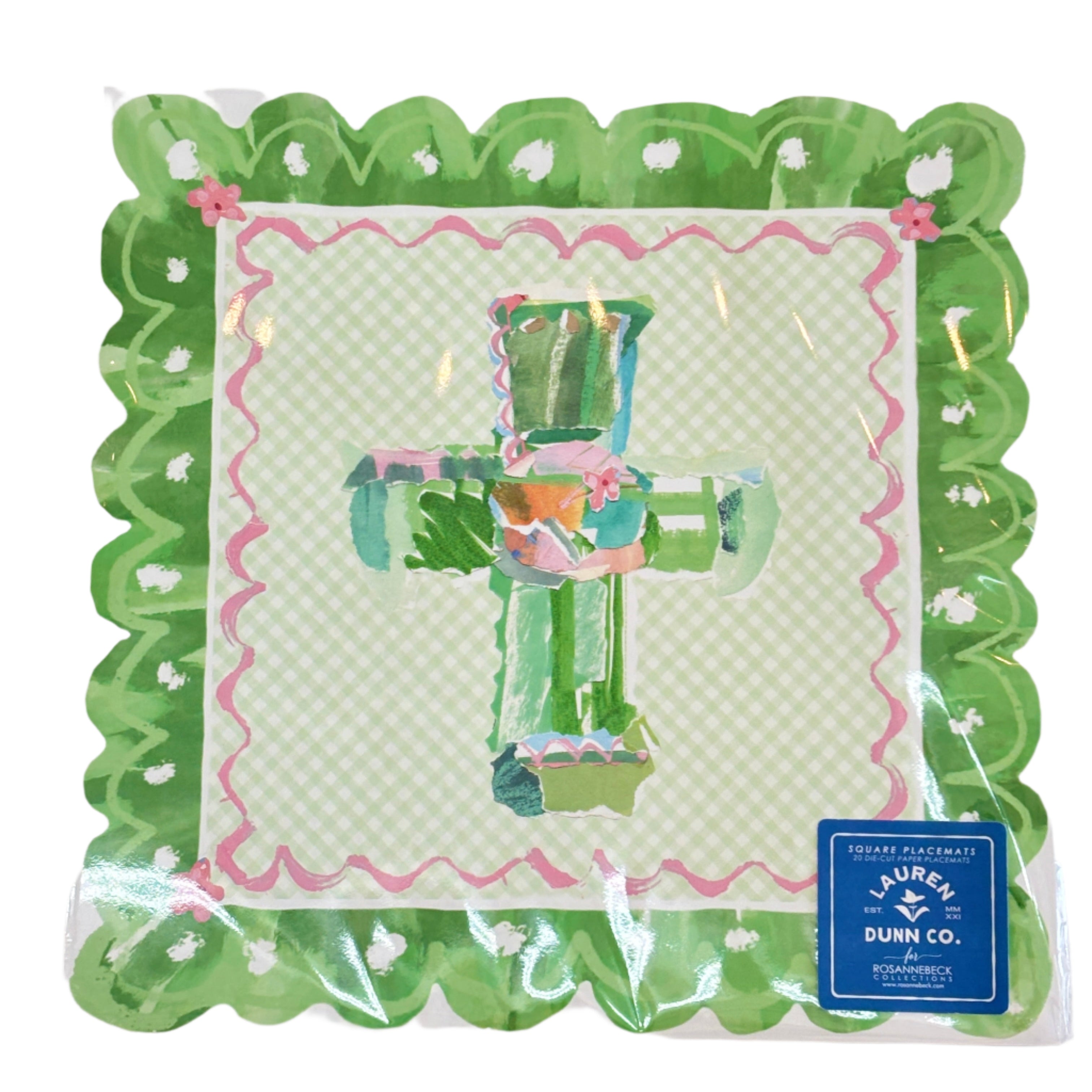 Cross and Ribbon Placemats