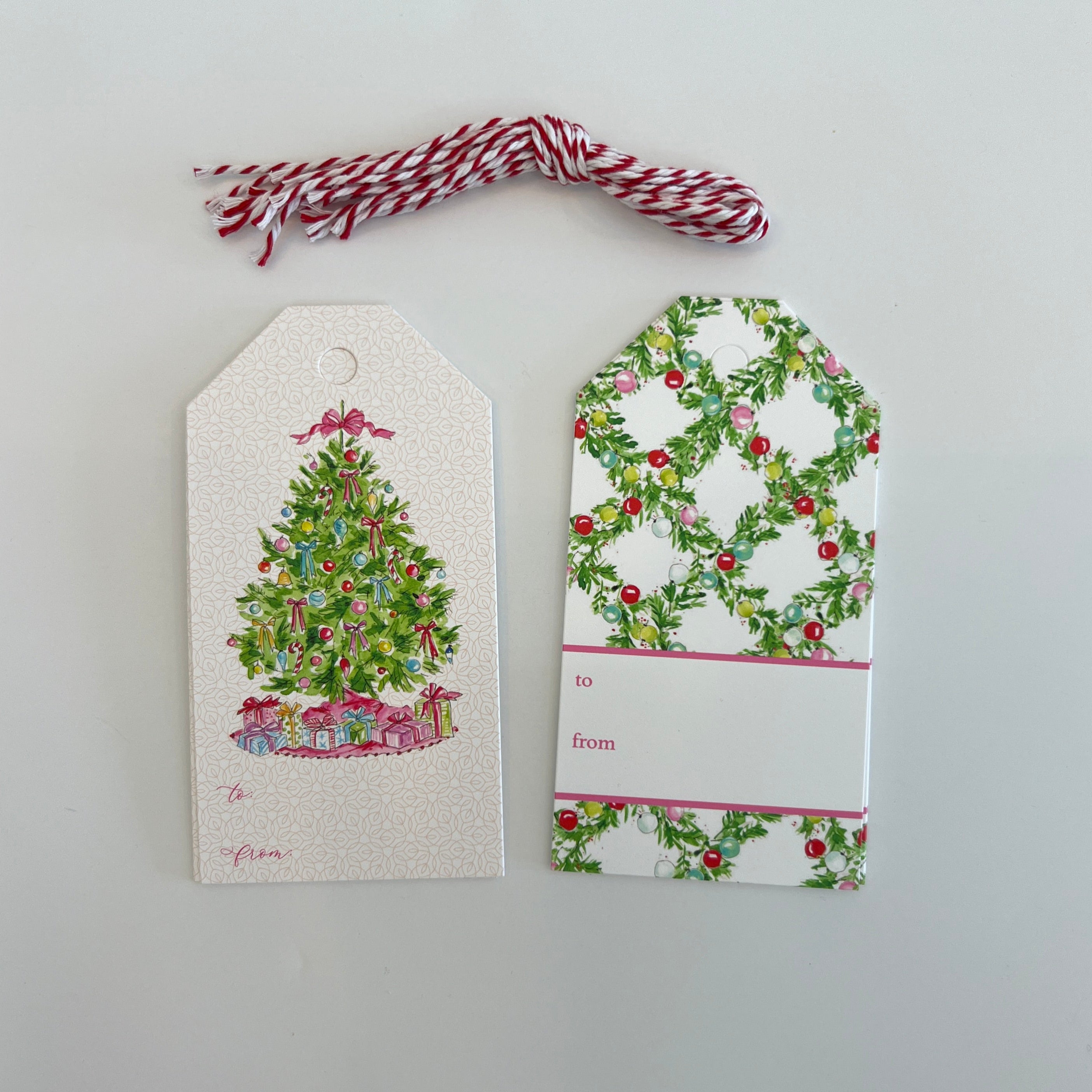 Christmas Tree and Garland Tags