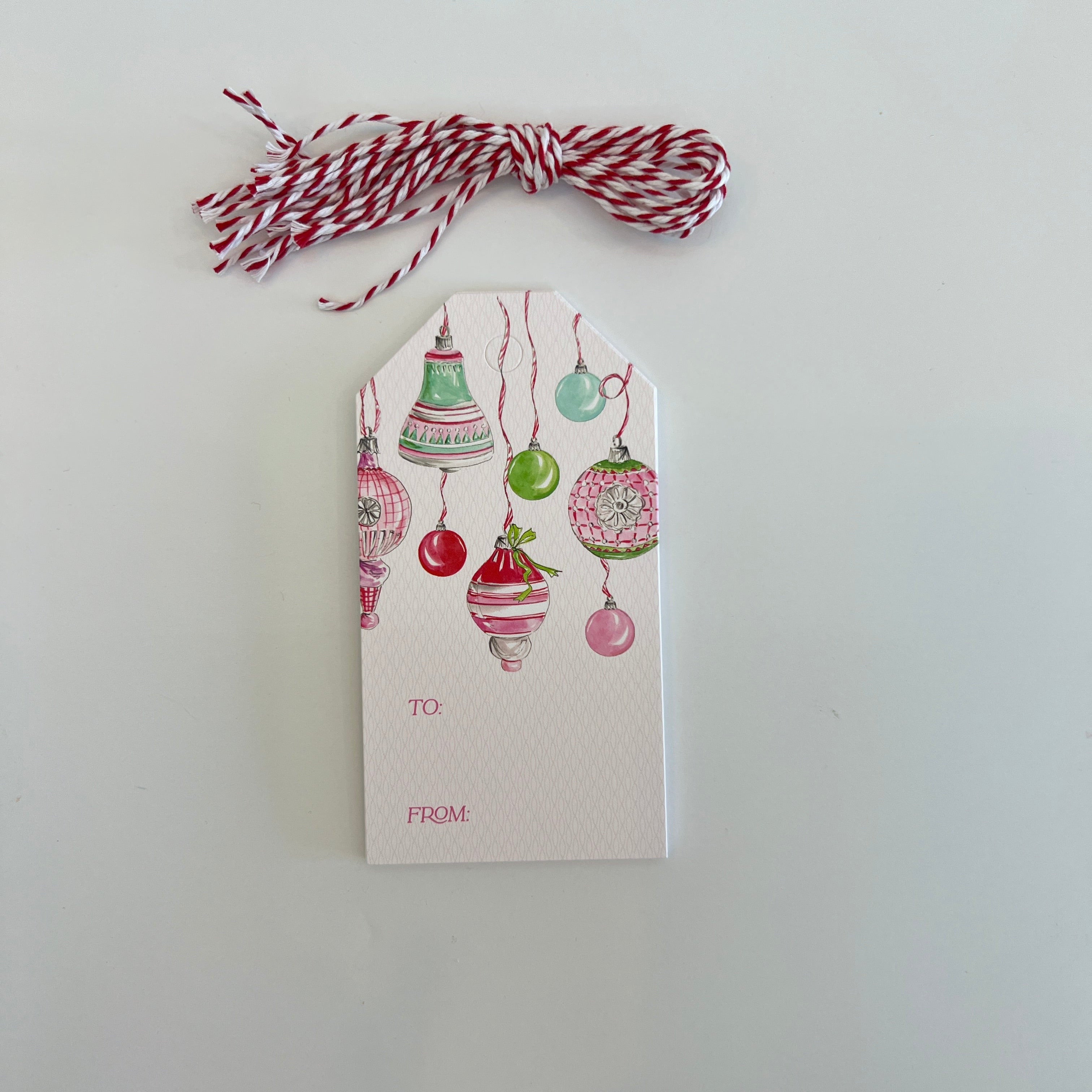 Hanging Ornaments Gift Tags
