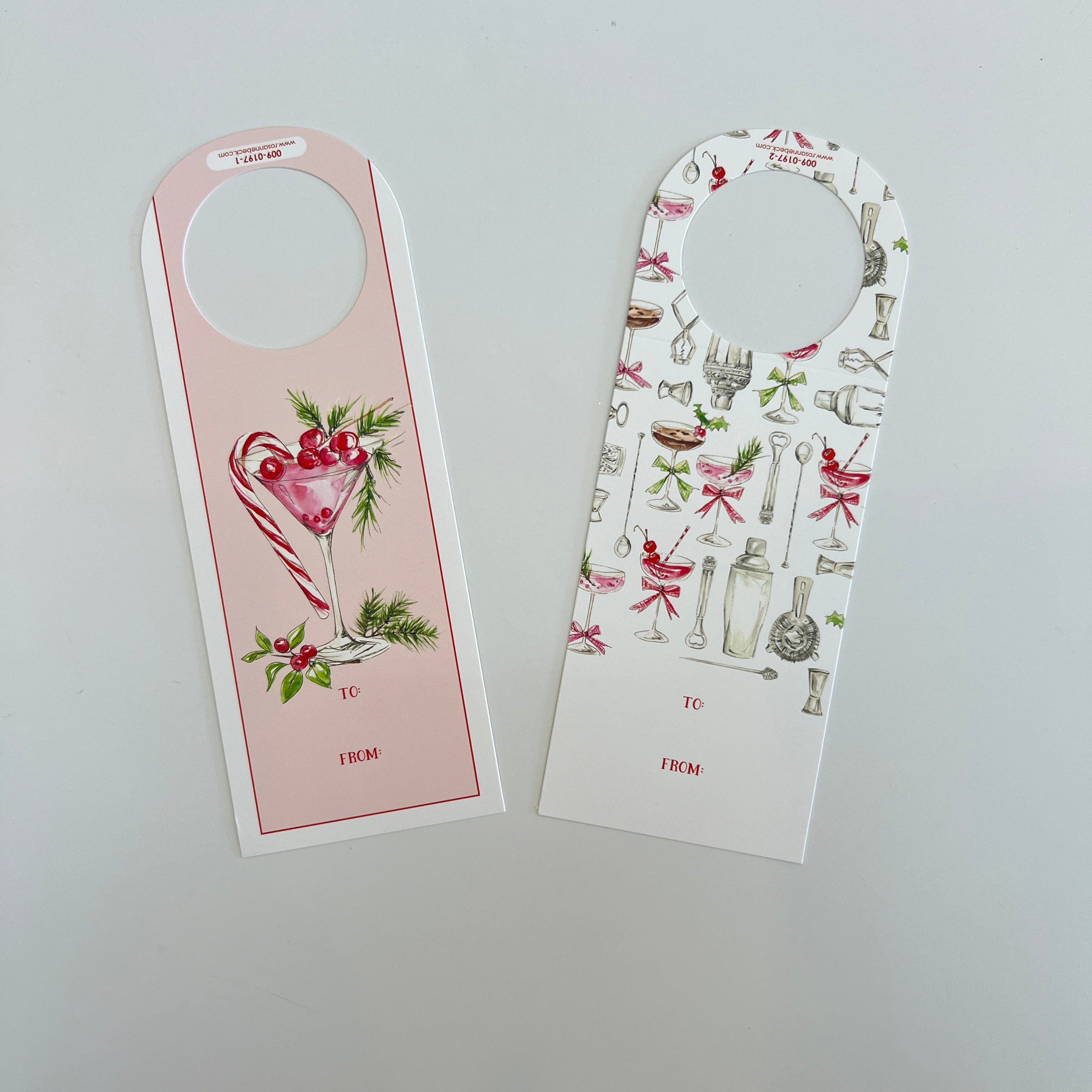 Martini and Cocktail Assortment Wine Tag