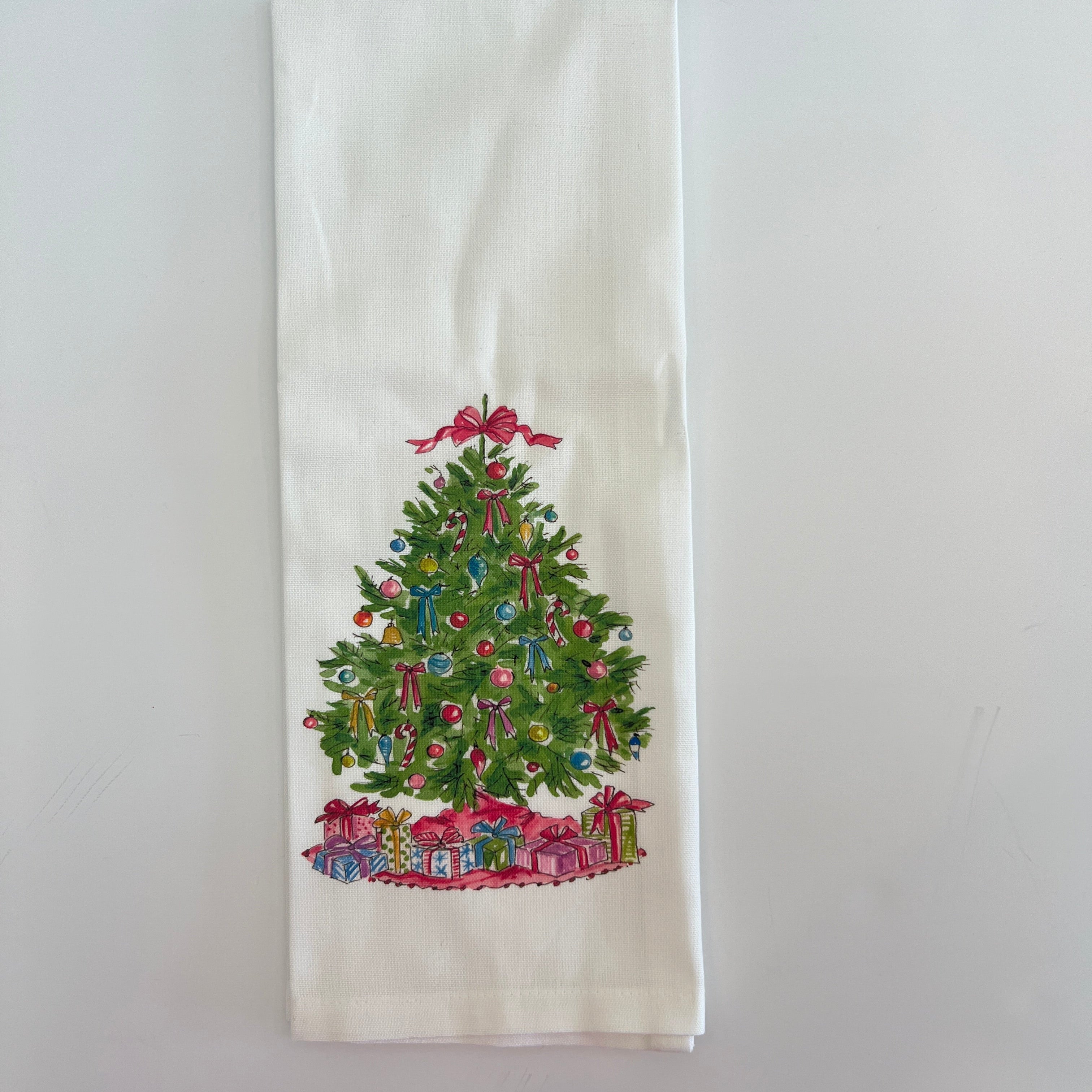Christmas Tree with Presents Kitchen Towel