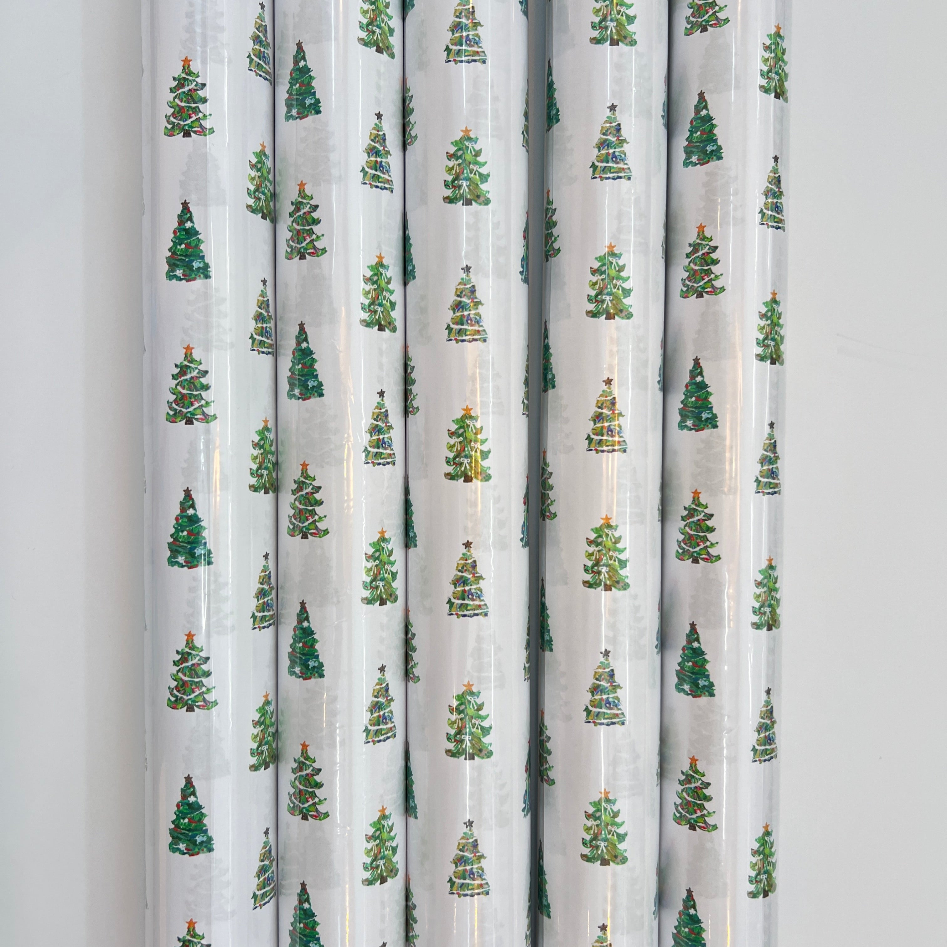 Small Christmas Tree Pattern Wrapping Paper