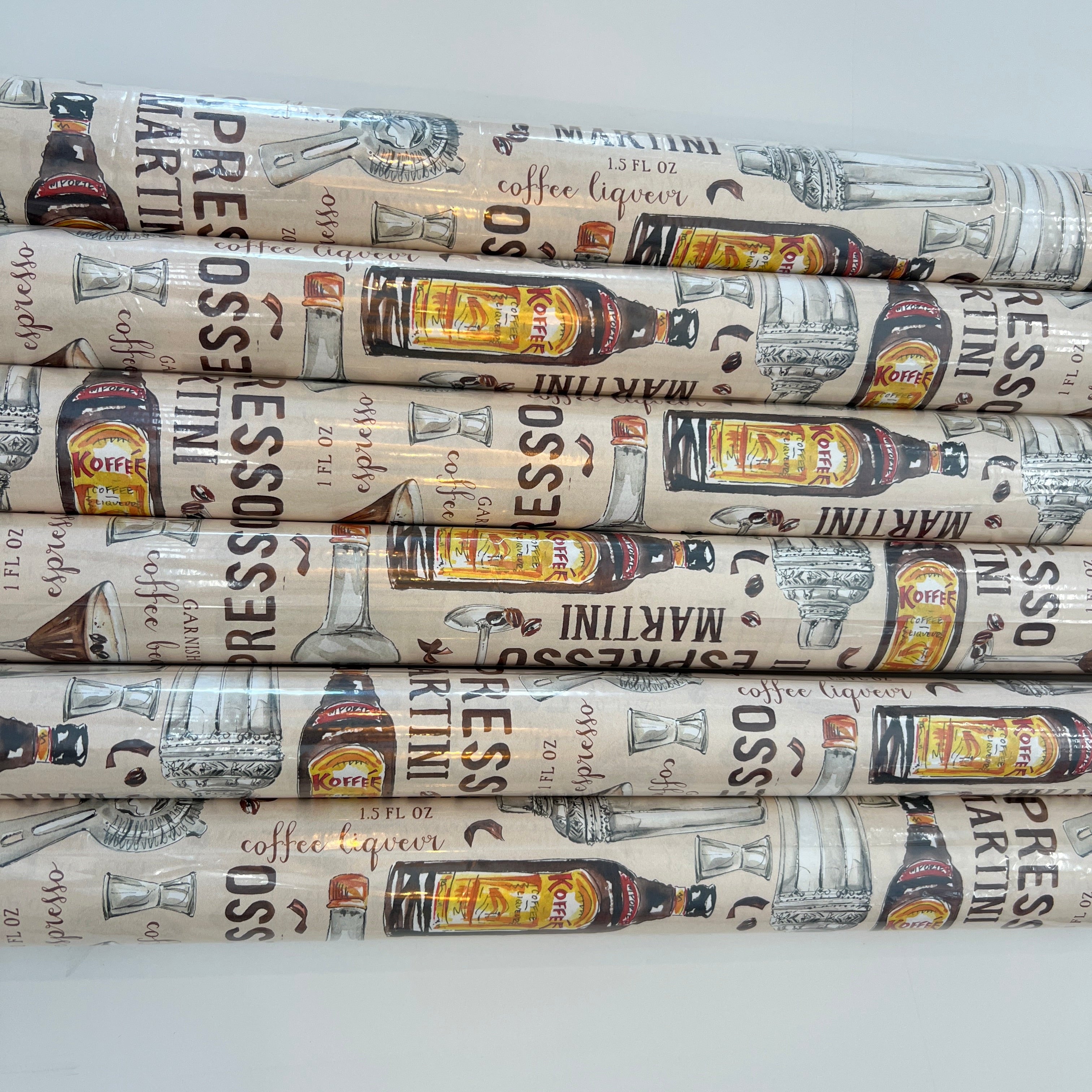 Espresso Martini Wrapping Paper