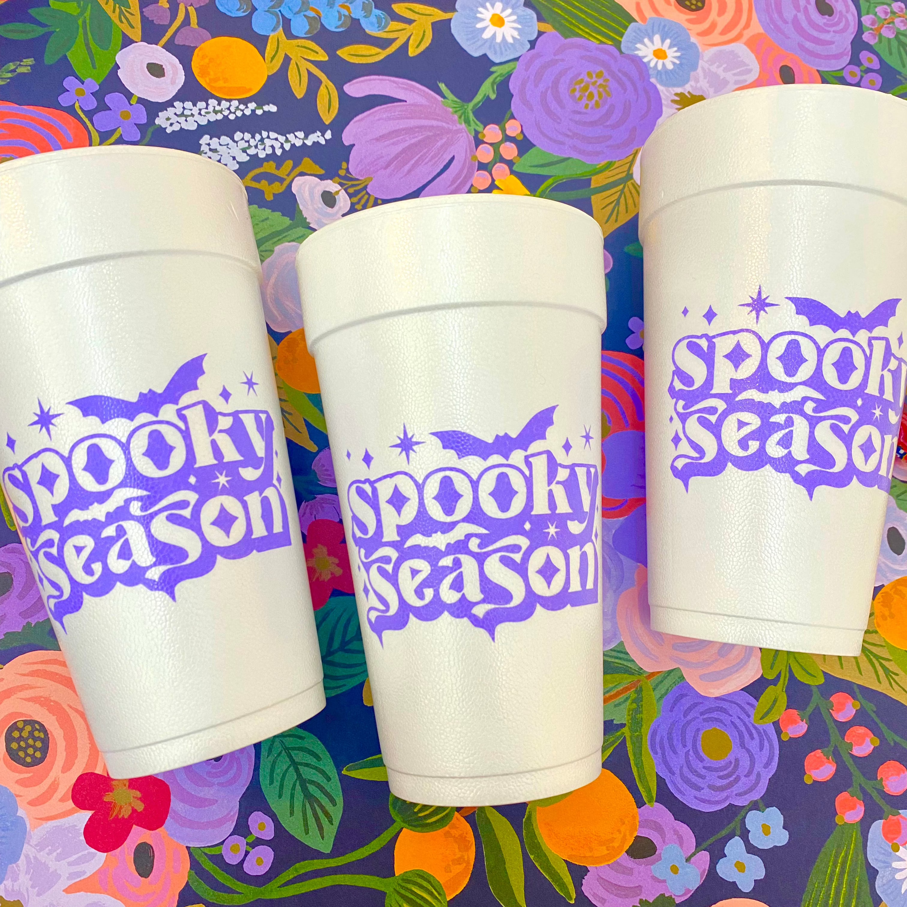 Halloween Styrofoam Cups