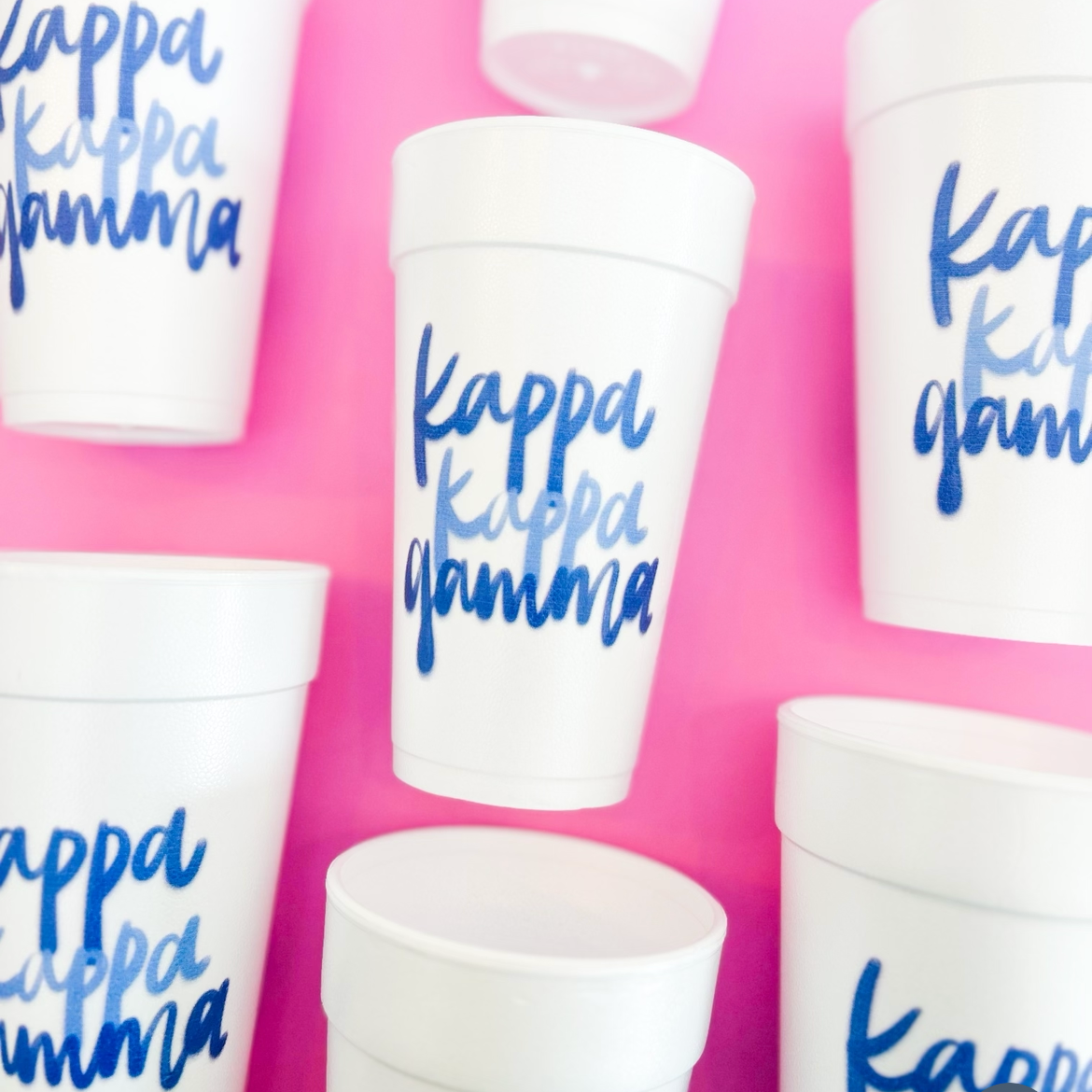 Greek Foam Cups