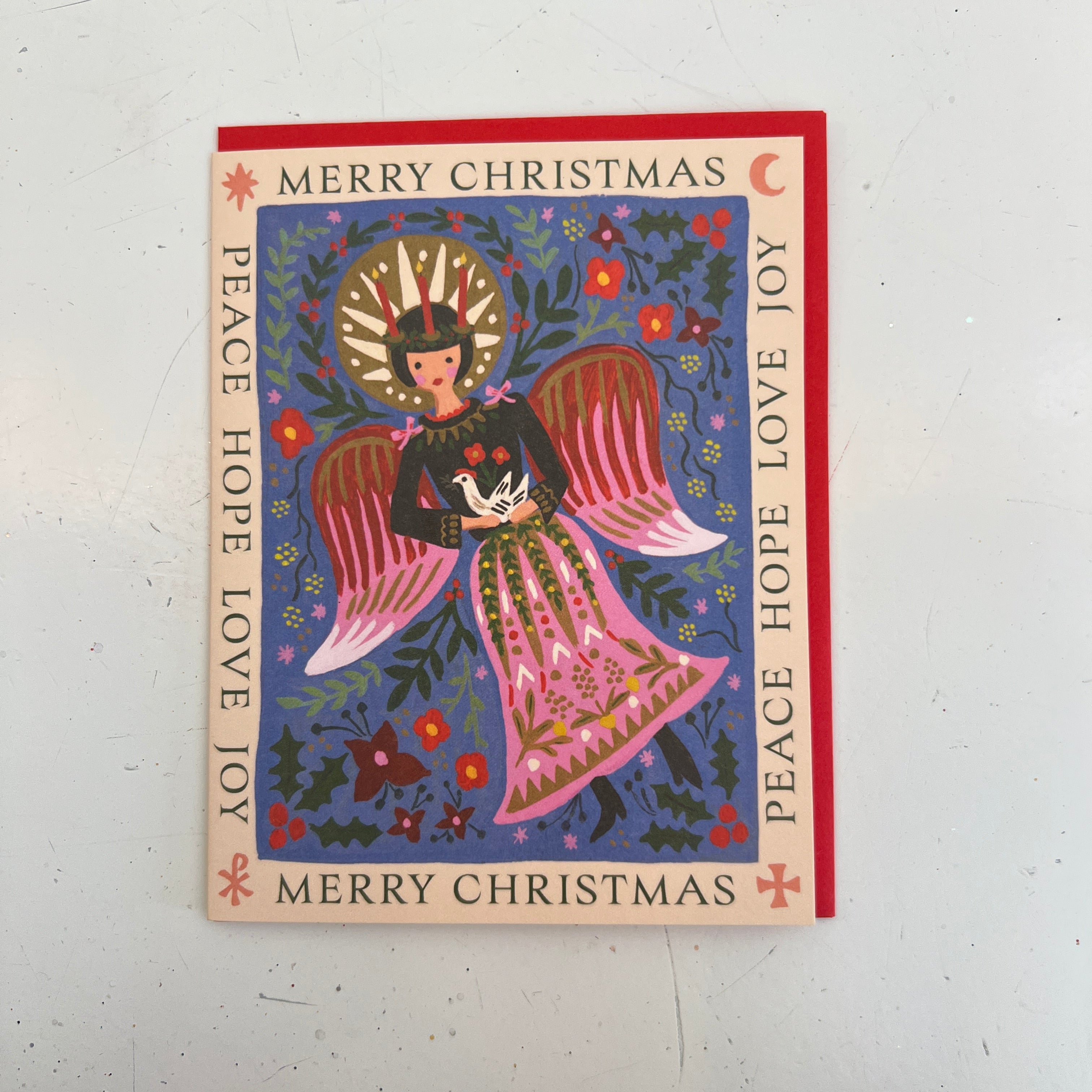Peace Hope Love Joy Card