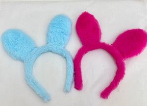 Multicolored Fuzzy Bunny Ears