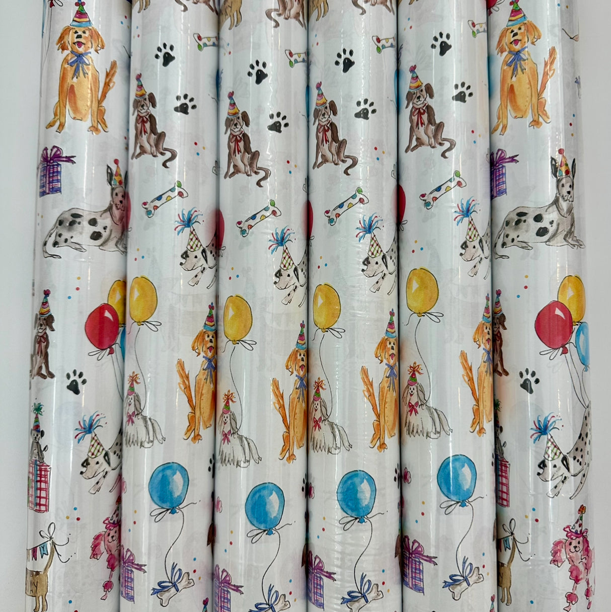 Dog Happy Birthday Wrapping Paper