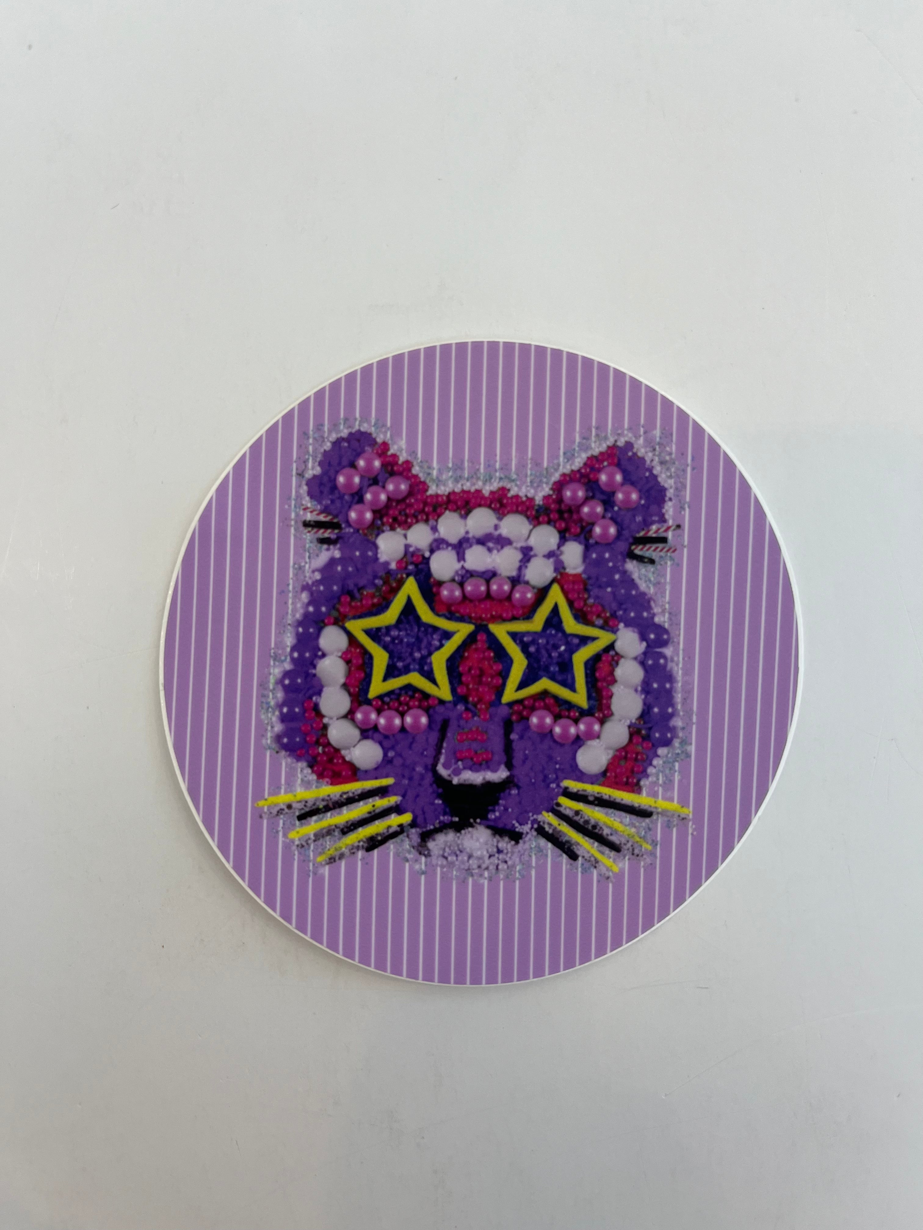 Pinstripe Tiger Stickers