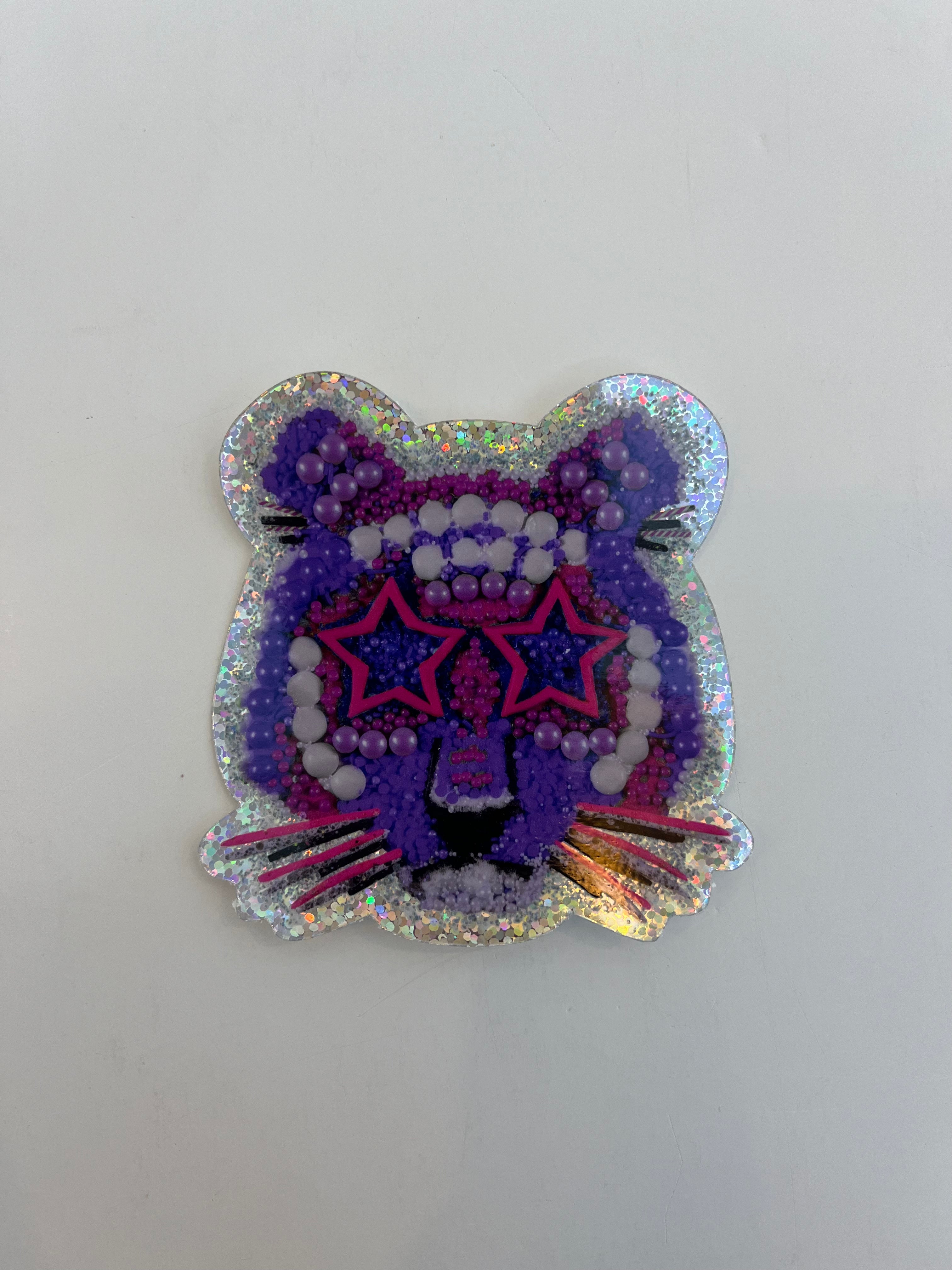 Glitter Tiger Sticker