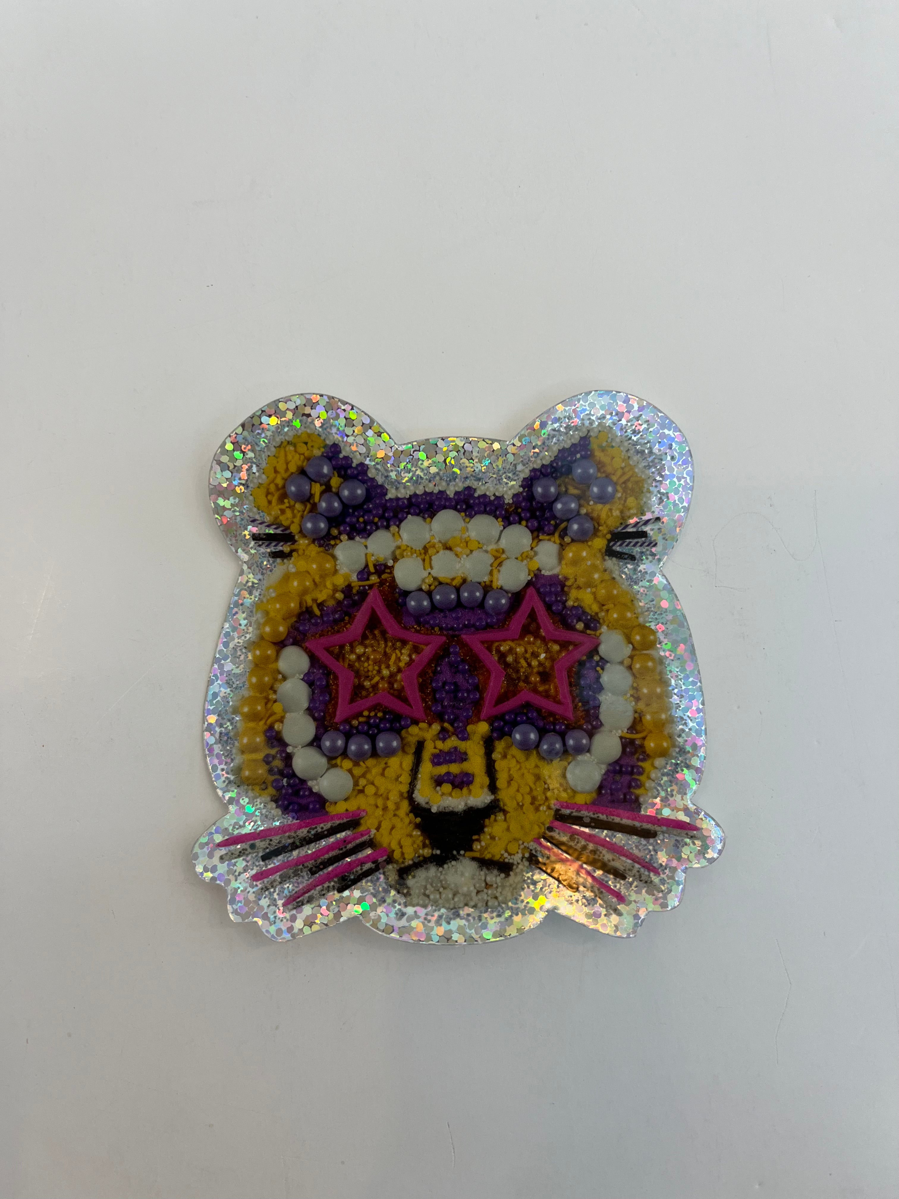 Glitter Tiger Sticker