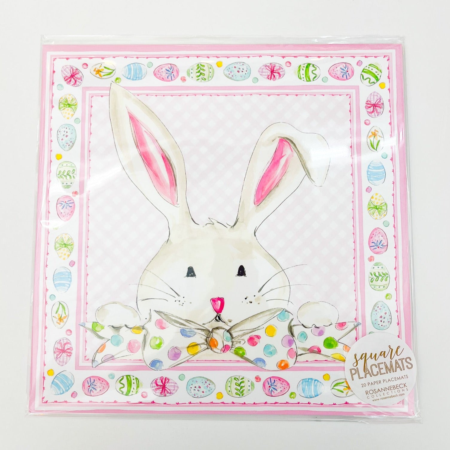 Bunny and Egg Square Placemat