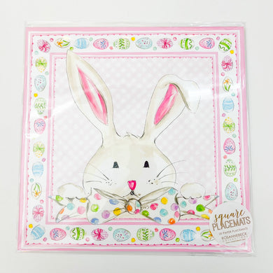 Bunny and Egg Square Placemat