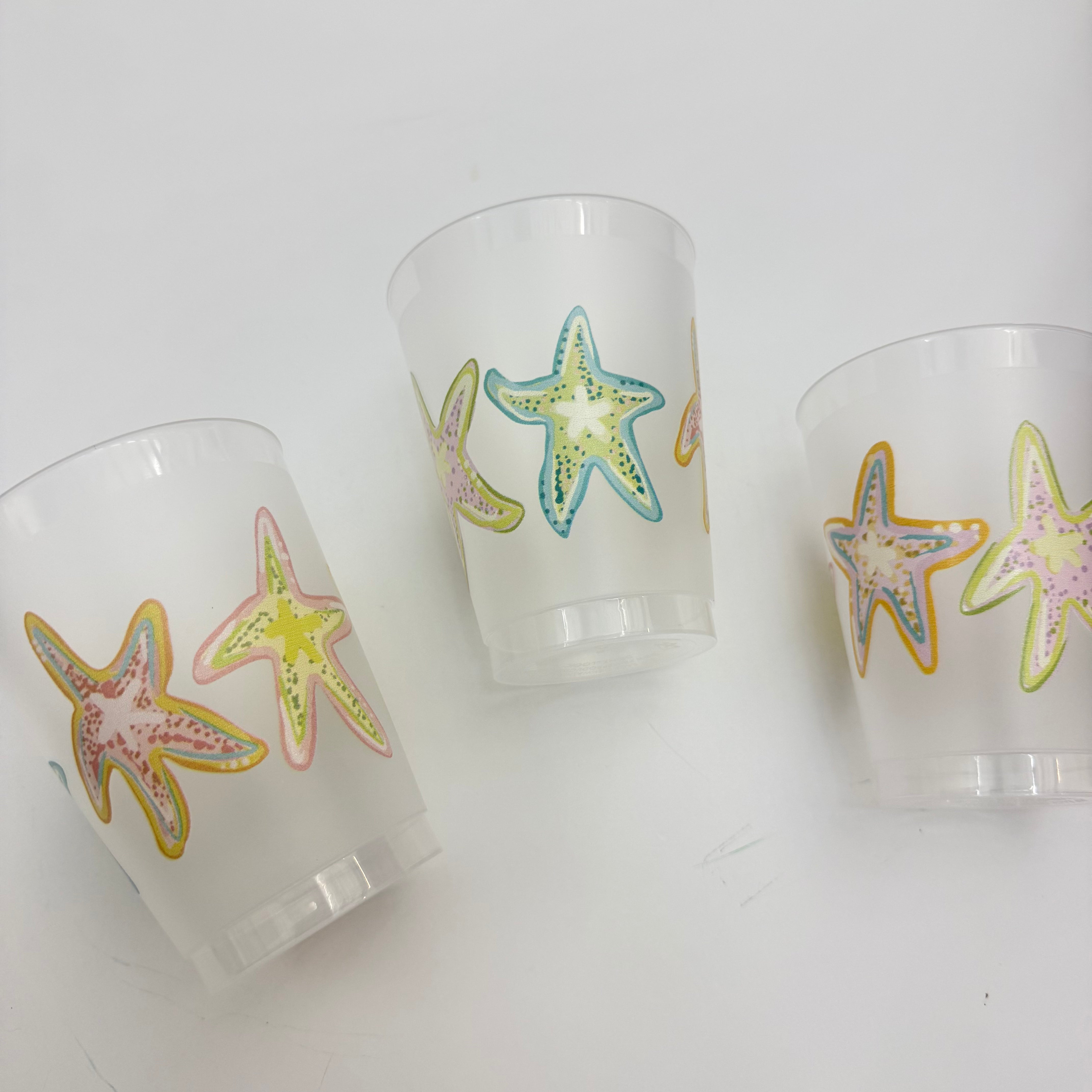 Starfish Shatterproof Cups