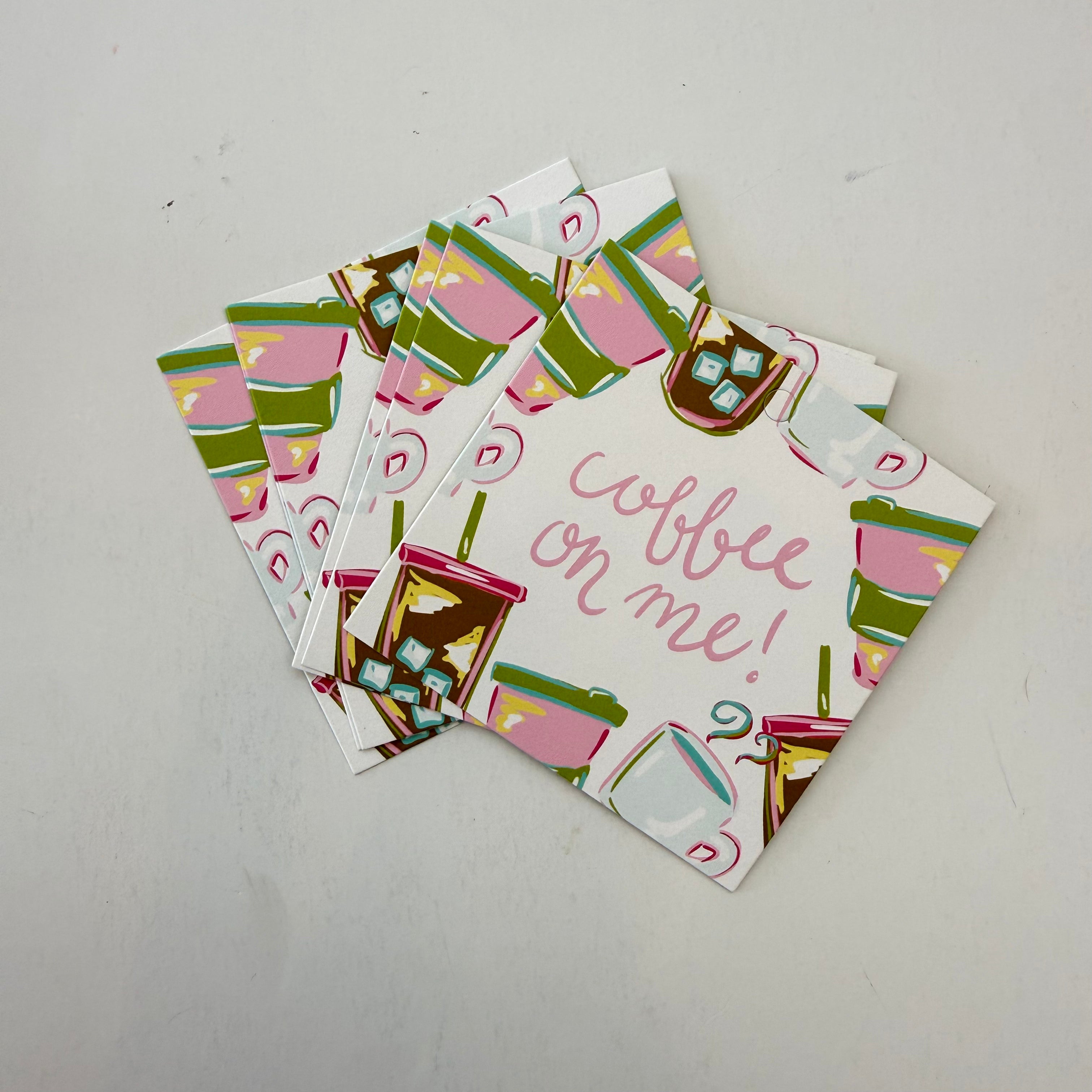 Coffee On Me Gift Tags