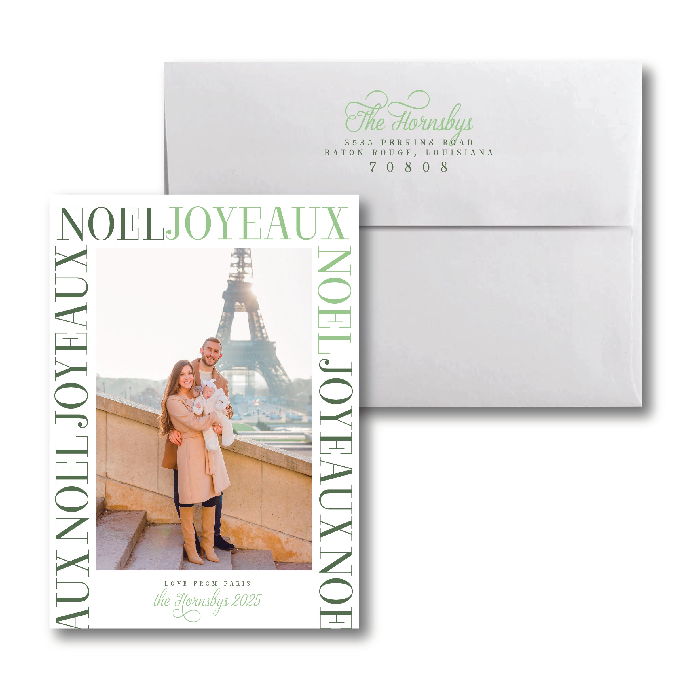 Love from Paris Holiday Card