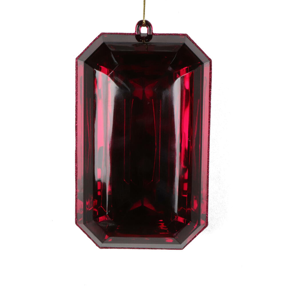 Small Rectangle Jewel Ornament