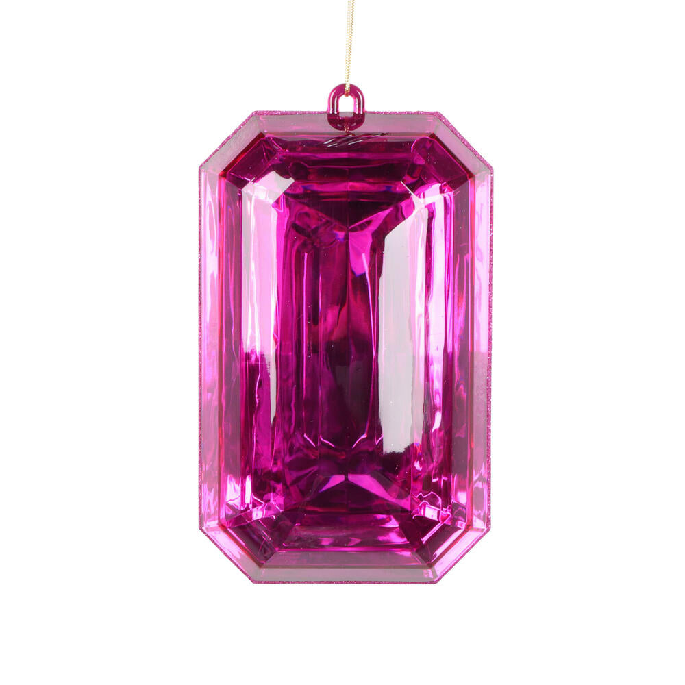 Small Rectangle Jewel Ornament