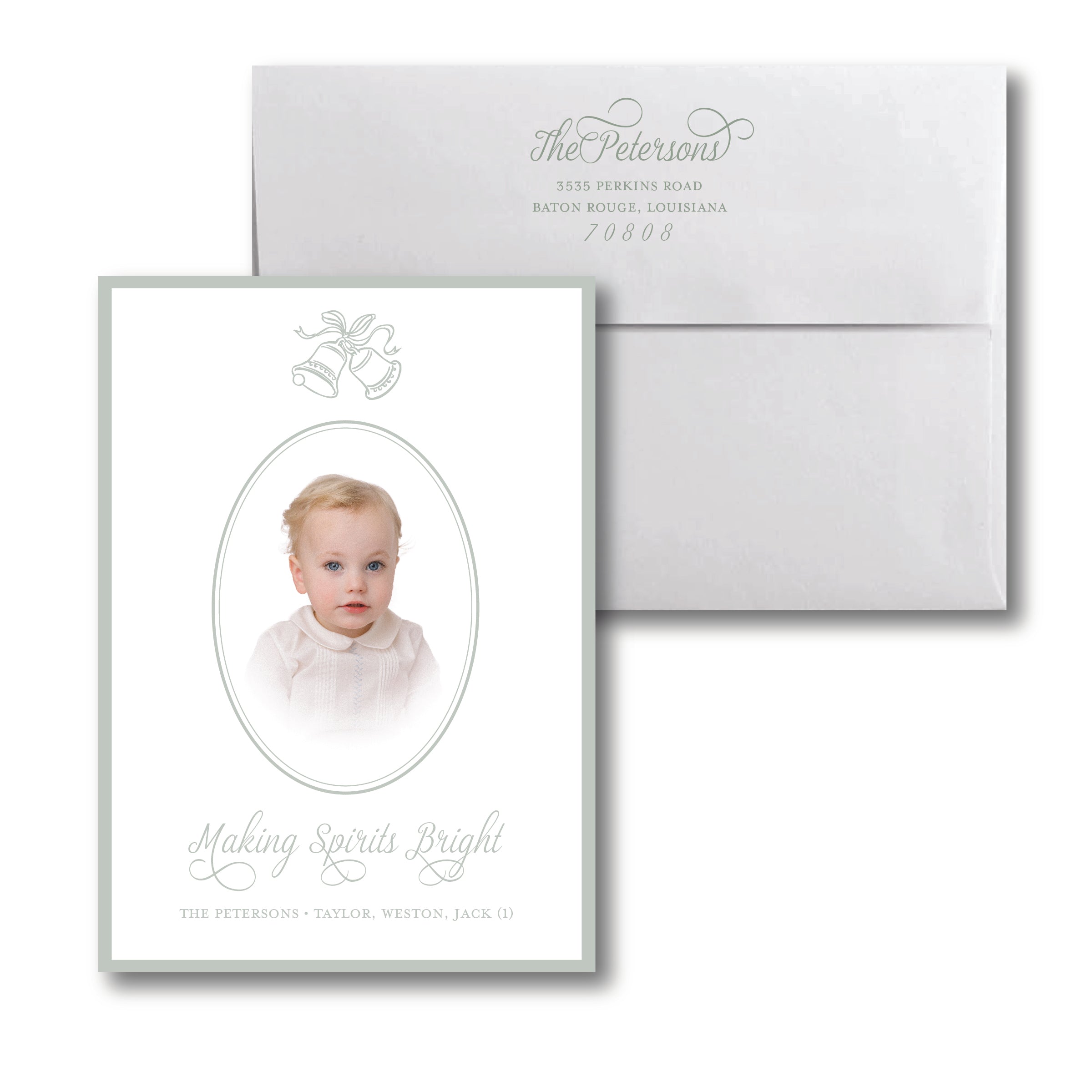 Making Spirits Bright Holiday Card