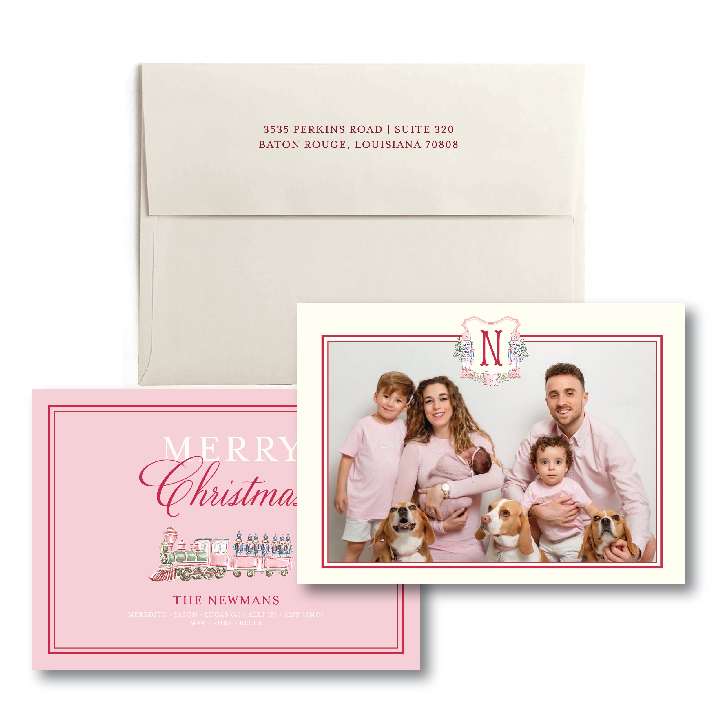 Nutcracker Crest Holiday Card