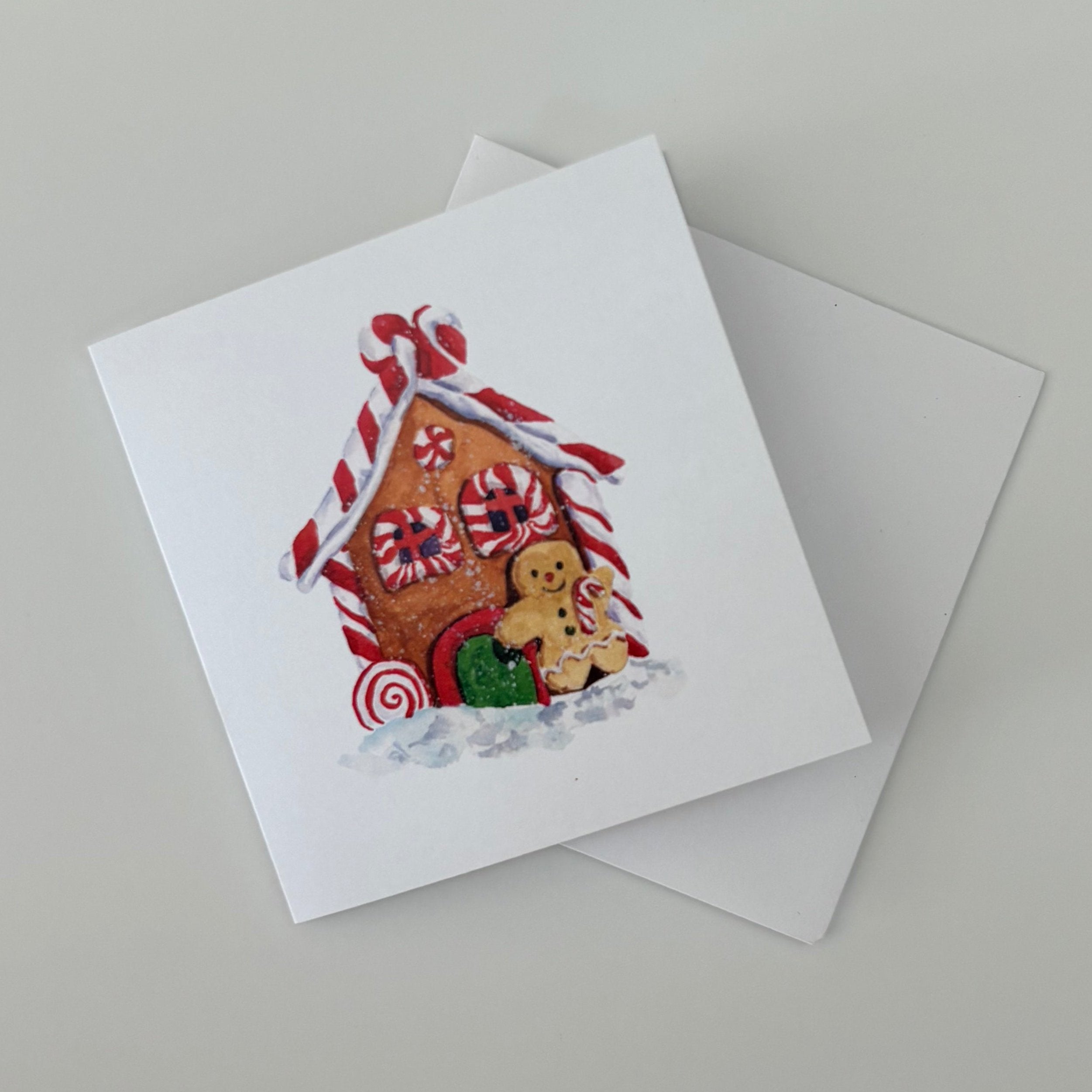 Gingerbread House Enclosure Card