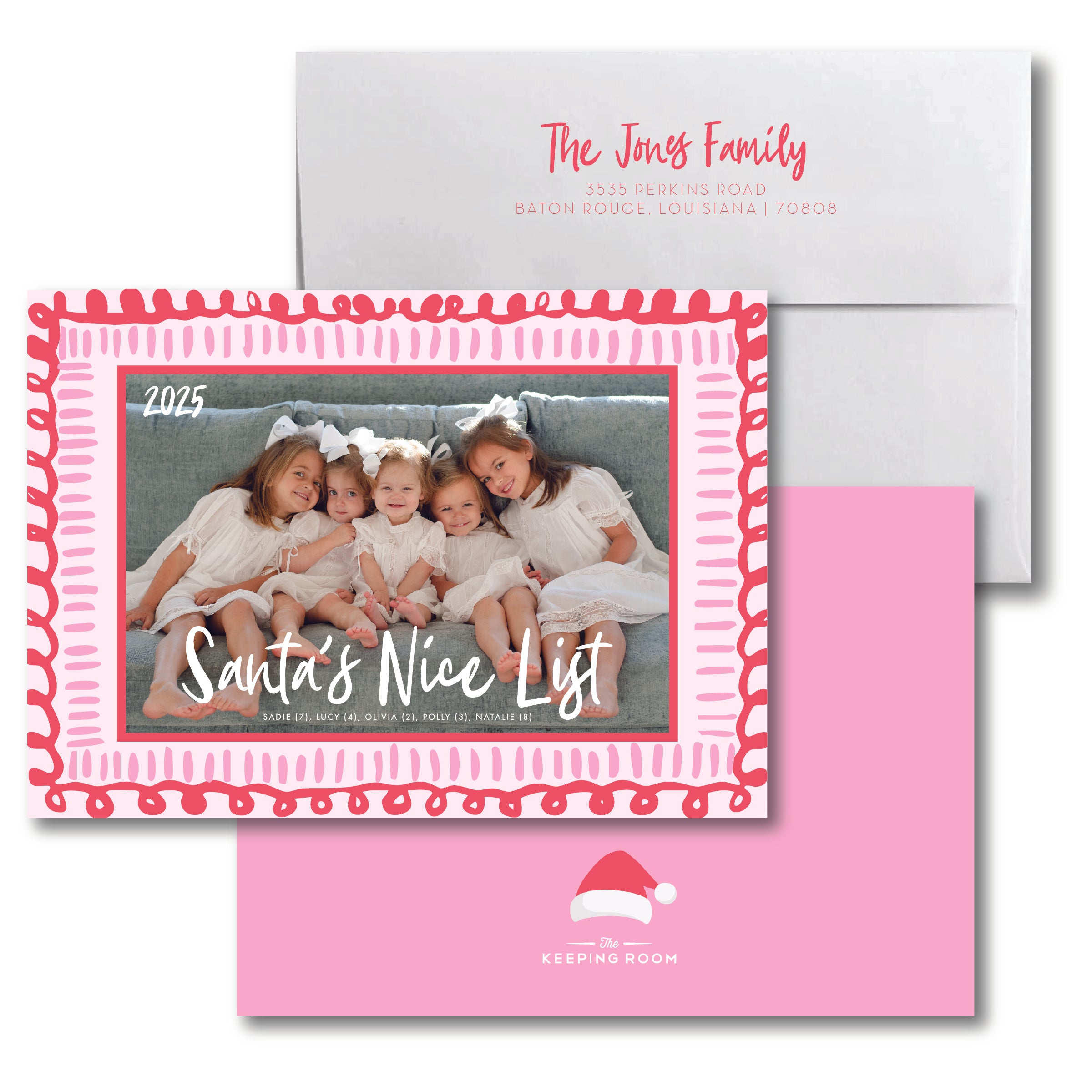 Santa's Nice List Holiday Card