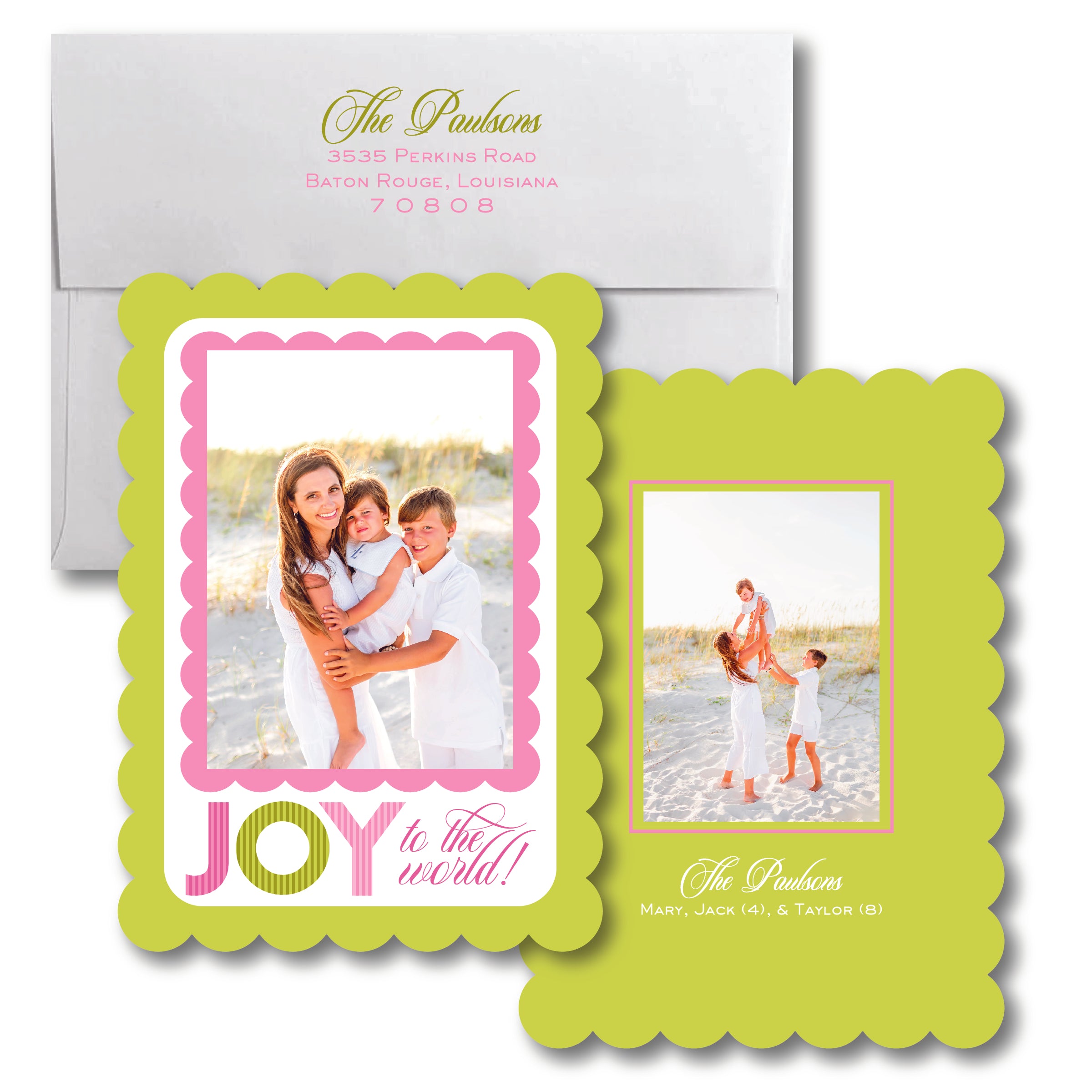 Scallop Joy Holiday Card