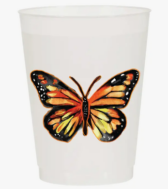 Monarch Butterfly Frosted Cups