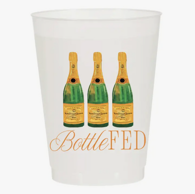 Bottle Fed Champagne Frosted Cups